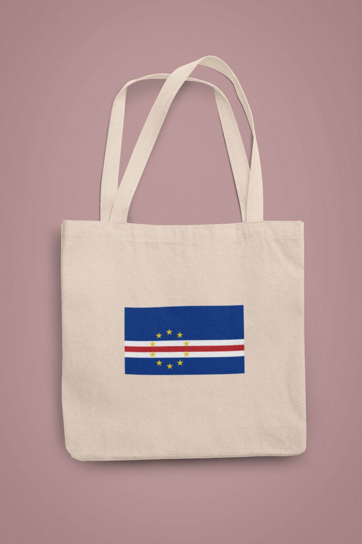 Cape Verde Flag Iron On Heat Transfer Vinyl HTV / Cabo Verde / Republic of Cabo Verde / Praia / Unidade, Trabalho, Progresso
