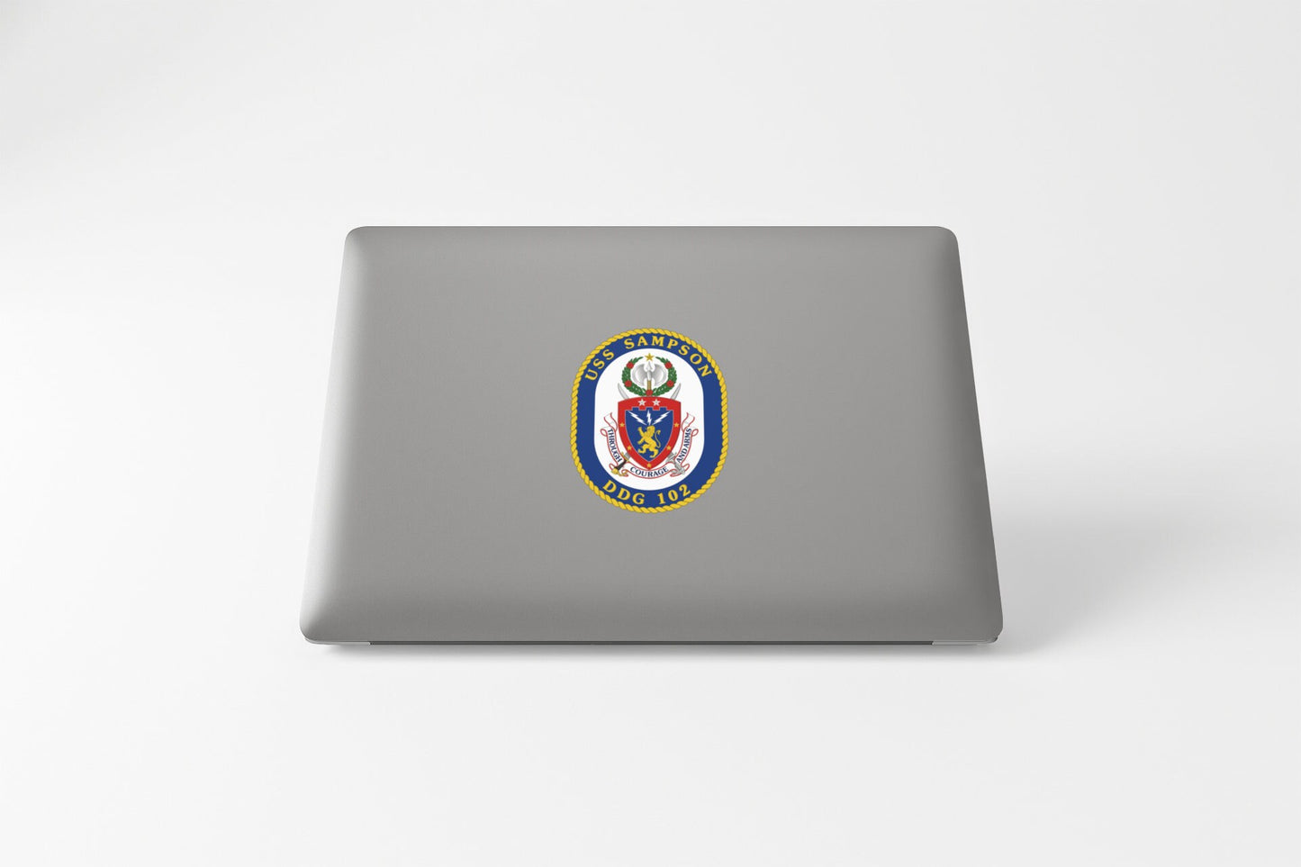 USS Sampson DDG-102 Badge Sticker Decal Arleigh Burke Class Destroyer Car Sticker Bumper Sticker for Car Emblem