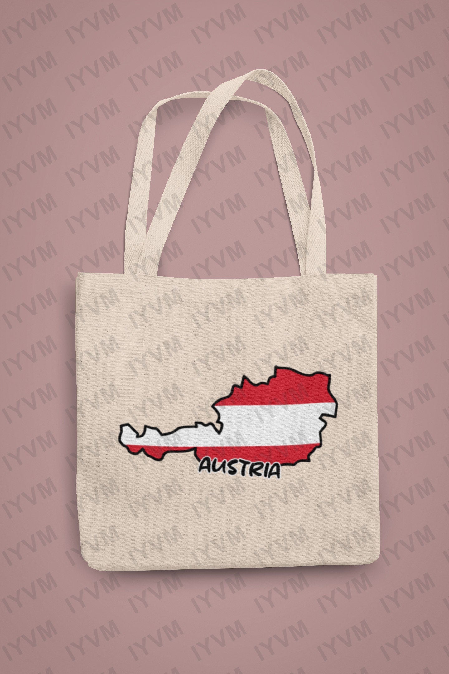 Austria Map Iron On Heat Transfer Vinyl HTV / Vienna / Republic of Austria