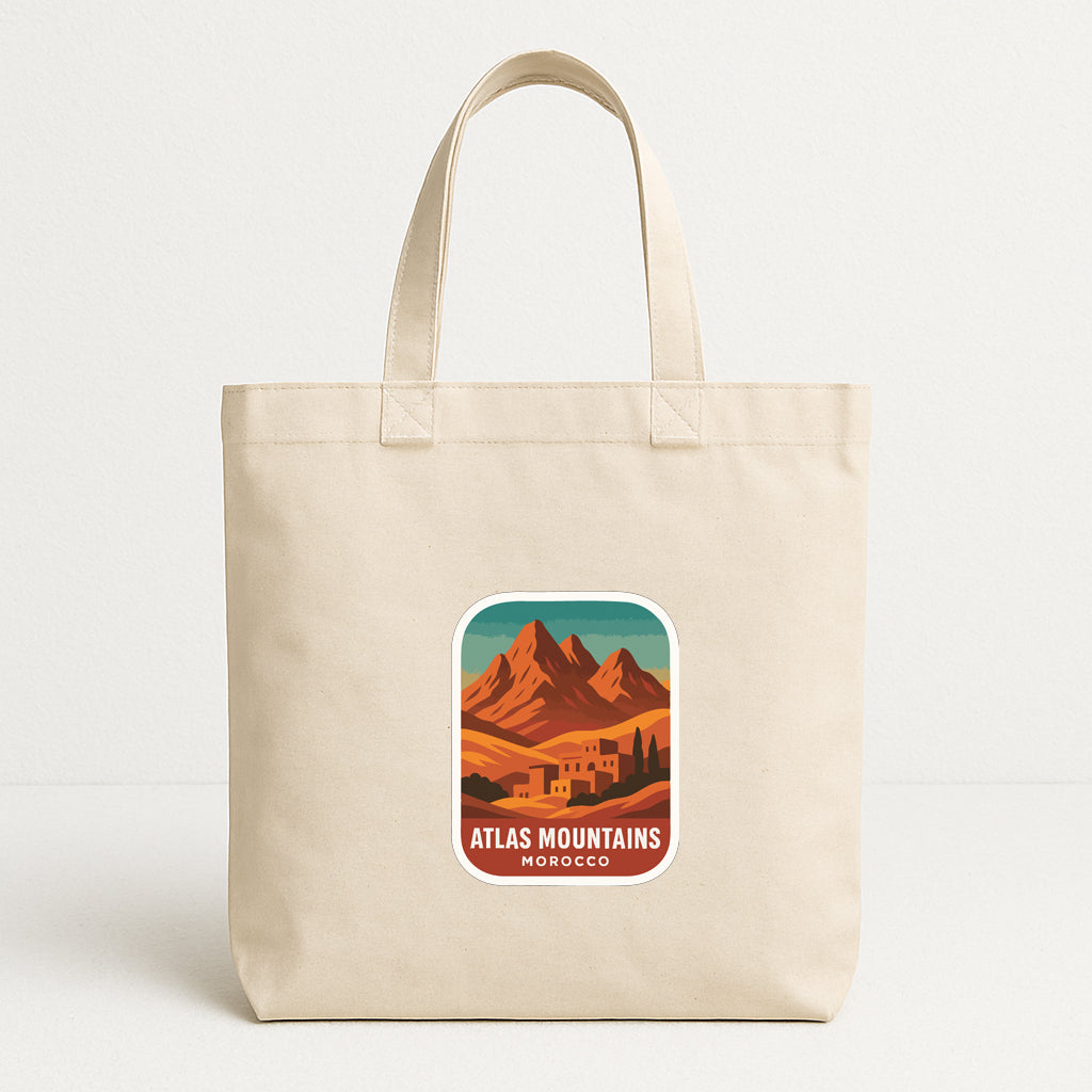 Atlas Mountains Morocco Iron On Heat Transfer Vinyl HTV Die-Cut Symbolic