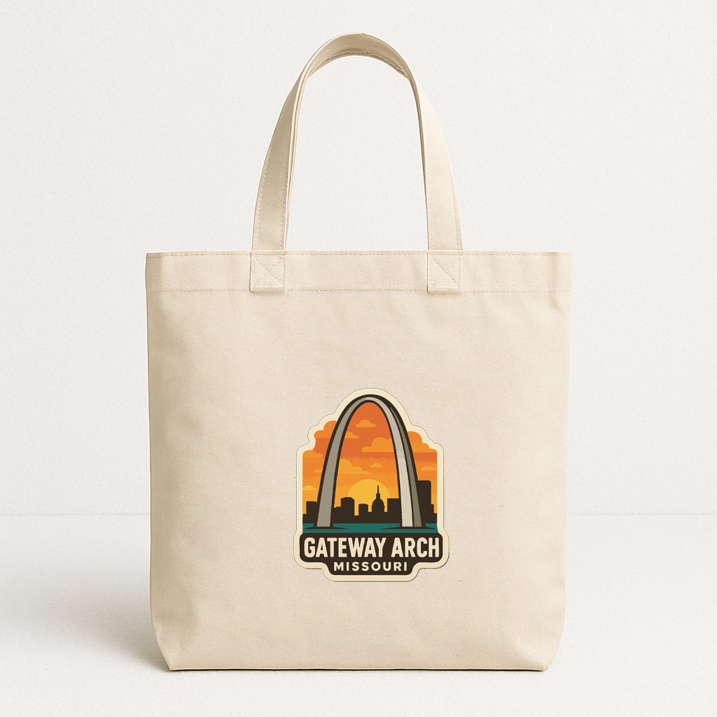 Gateway Arch Missouri Iron On Heat Transfer Vinyl HTV Die-Cut Symbolic Landmark