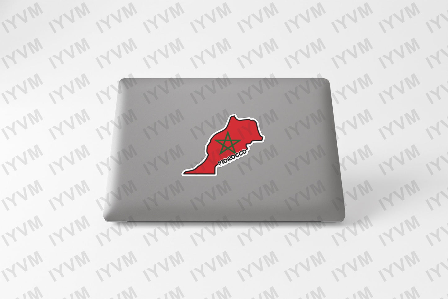 Morocco Map Flag Sticker Decal / Kingdom of Morocco / المملكة المغربية / Rabat / Moroccan
