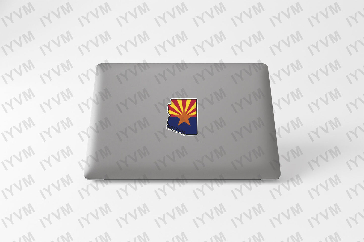 State of Arizona Map Flag Sticker Decal  USA Arizona State  Phoenix  The Grand Canyon State  Apache State  Aztec State / Baby State /