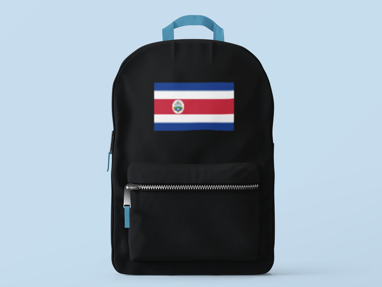 Costa Rica Flag Iron On Heat Transfer Vinyl HTV / Republic of Costa Rica / San José / Costa Rican