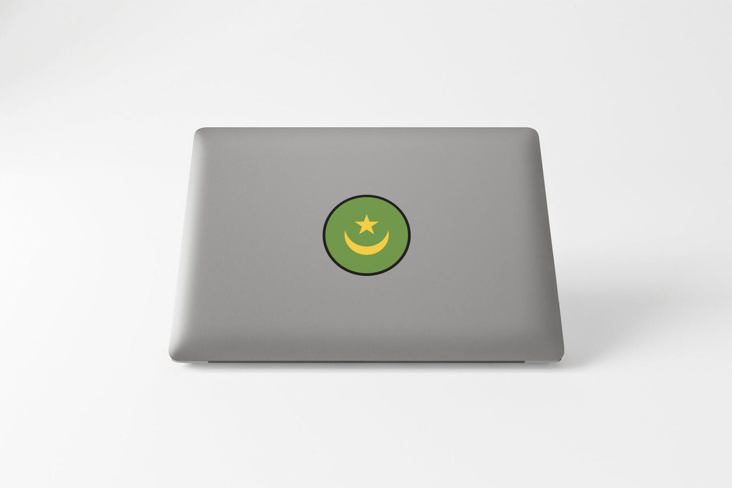 Mauritania Flag Circle Sticker Decal