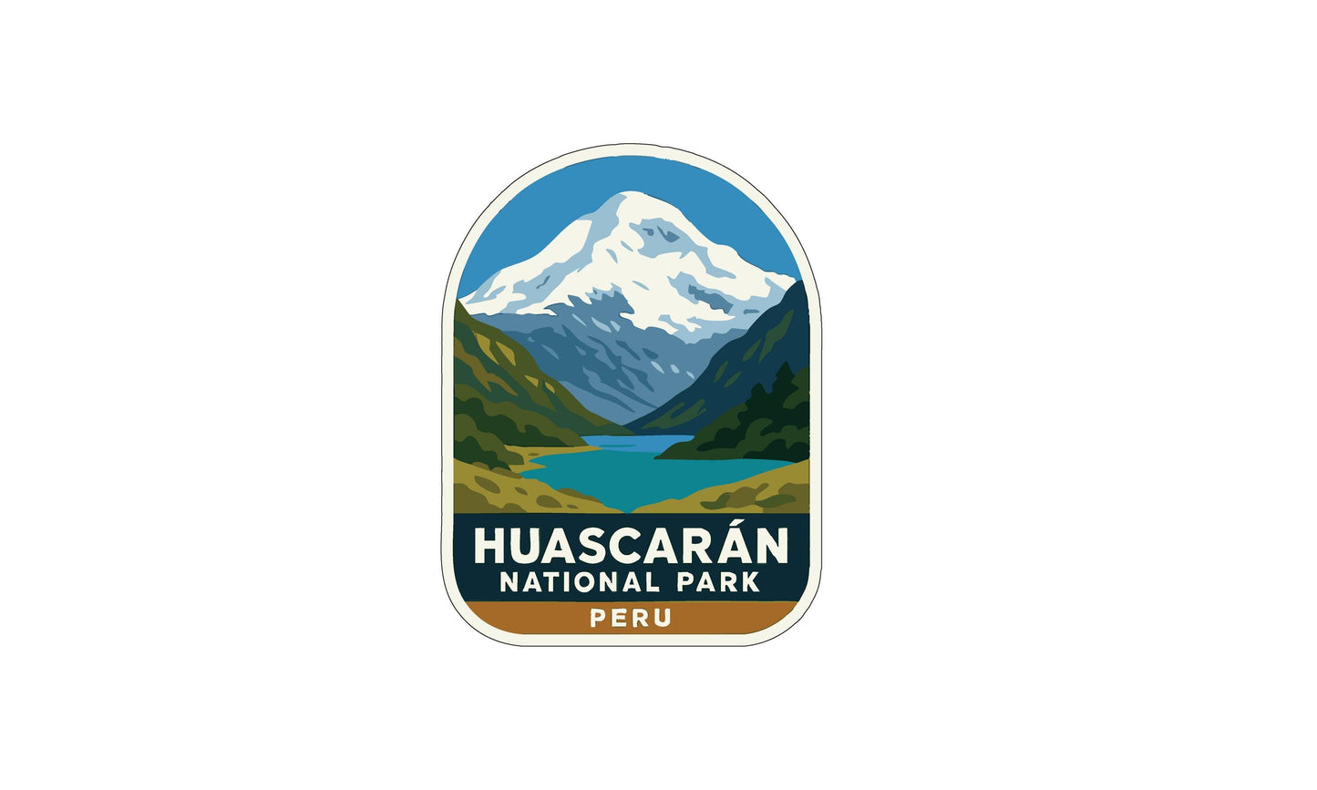 a logo for Huascaran National Park in Peru.