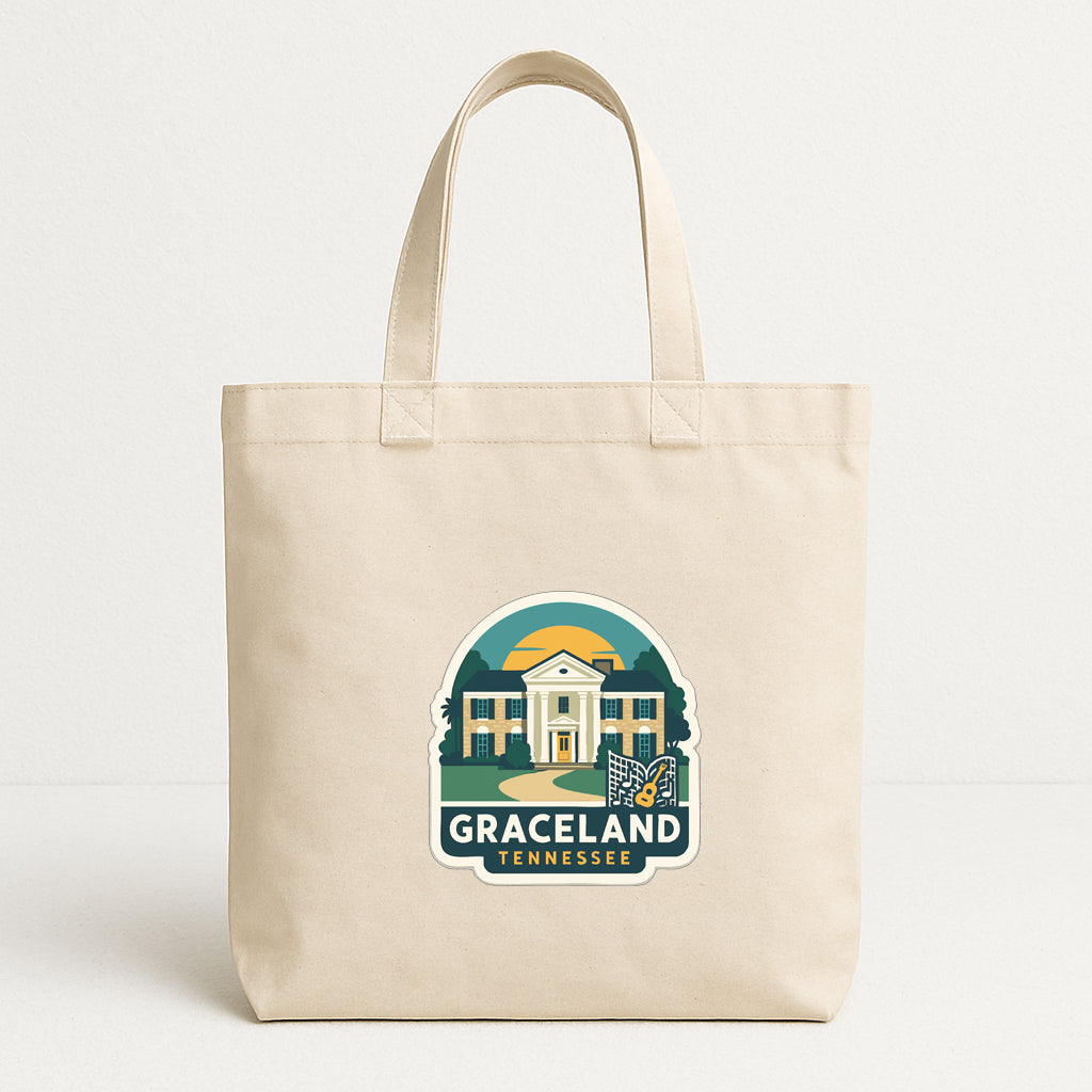 Graceland Tennessee Iron On Heat Transfer Vinyl HTV Die-Cut Symbolic Landmark