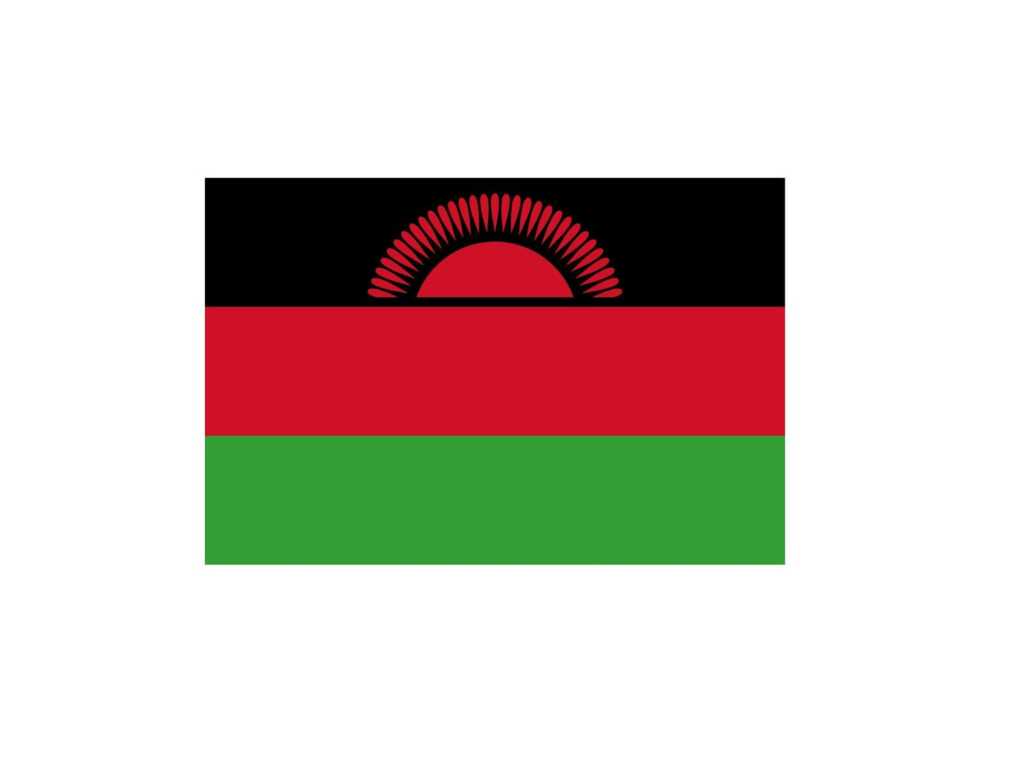 Malawi Flag Sticker Decal