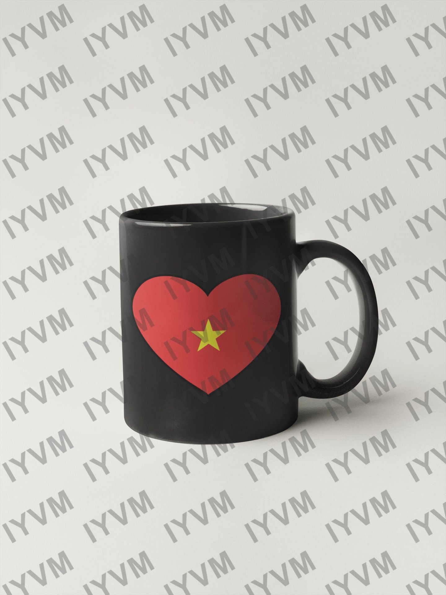 Vietnam Flag Heart Sticker Decal / Socialist Republic of Vietnam / Hanoi / Vietnamese