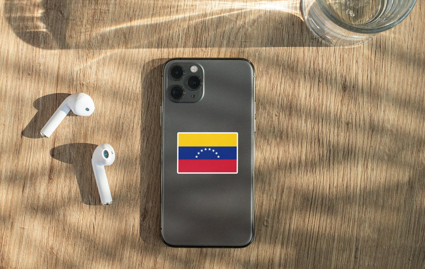 Venezuela Flag Sticker Decal / Bolivarian Republic of Venezuela / República Bolivariana de Venezuela / Caracas / Venezuelan