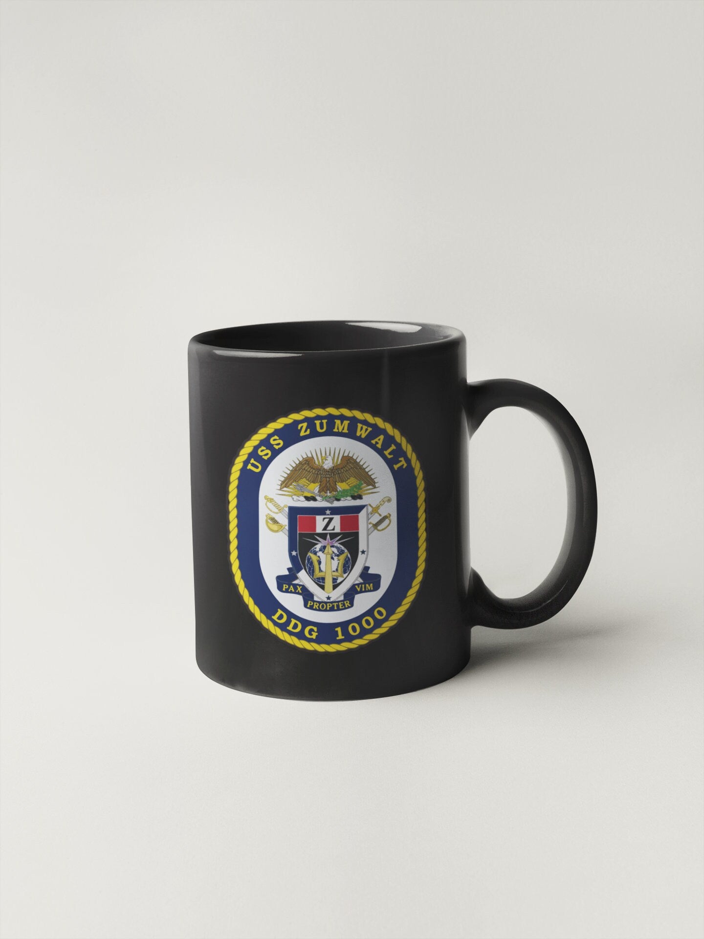 USS Zumwalt DDG-1000 Badge Sticker Decal Zumwalt Class Destroyer Car Sticker Bumper Sticker for Car Emblem