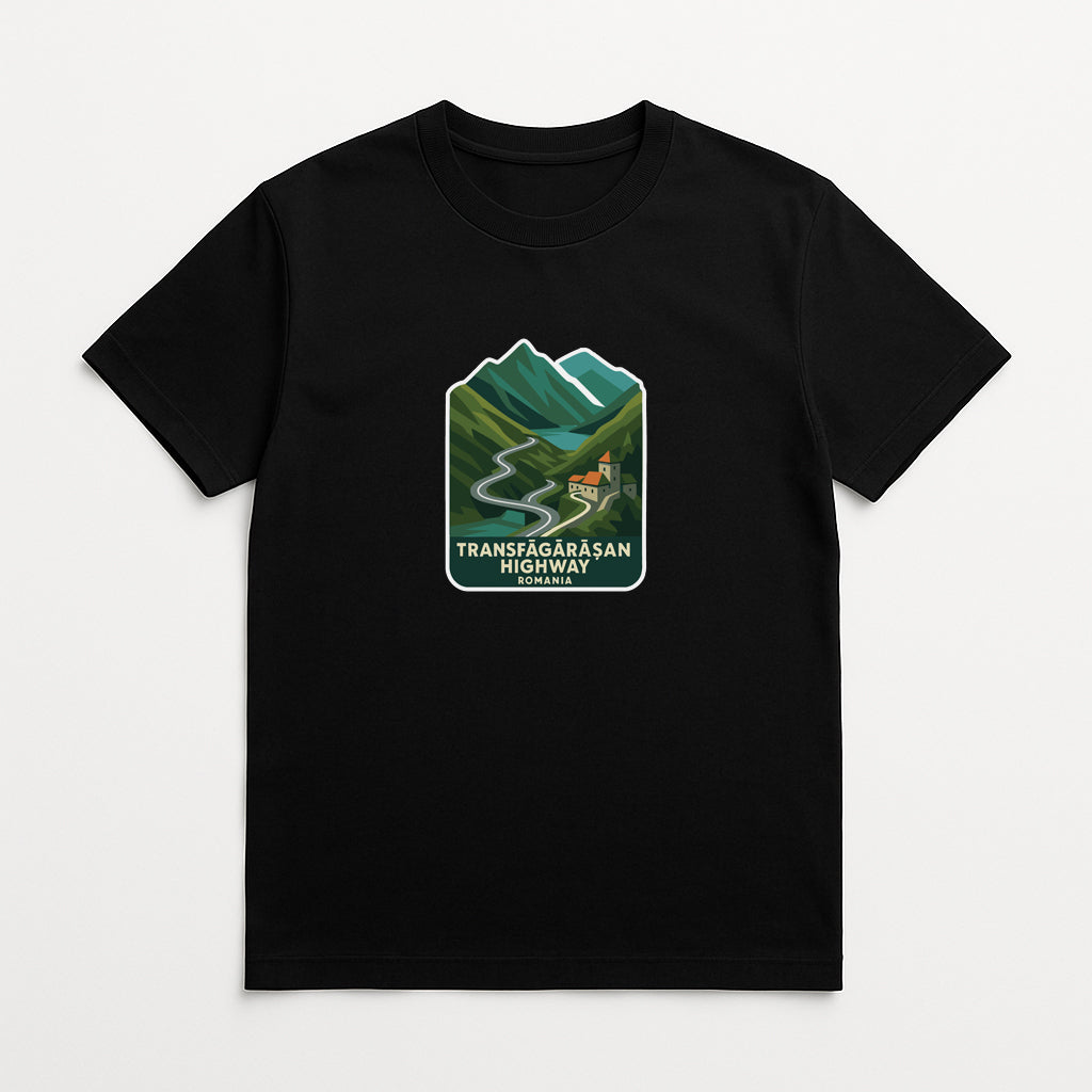 Transfăgărășan Highway Romania Iron On Heat Transfer Vinyl HTV Die-Cut Symbolic
