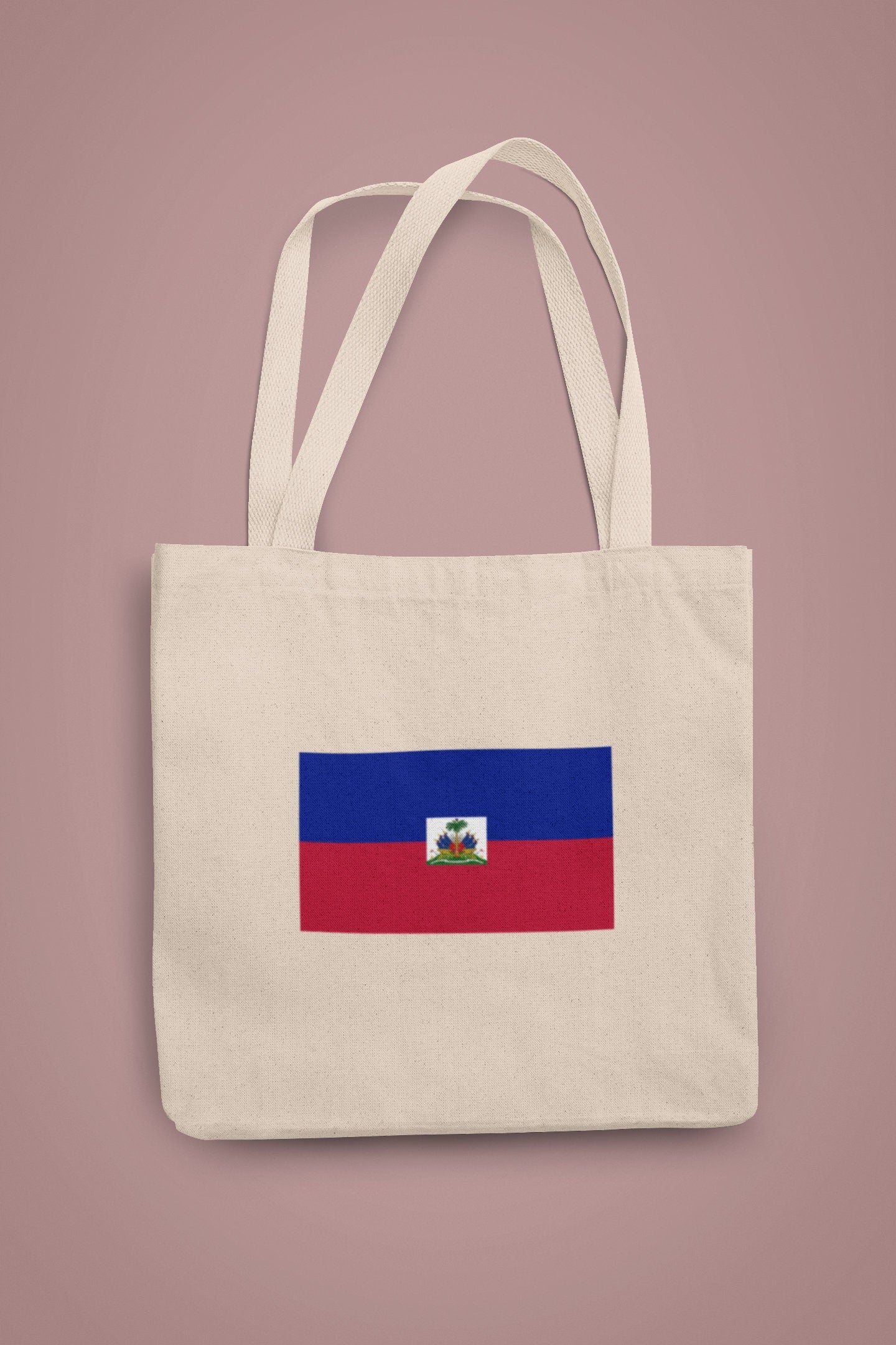 Haiti Flag Iron On Heat Transfer Vinyl HTV / Republic of Haiti / Hayti / Liberté, égalité, fraternité / Port-au-Prince / Haitian