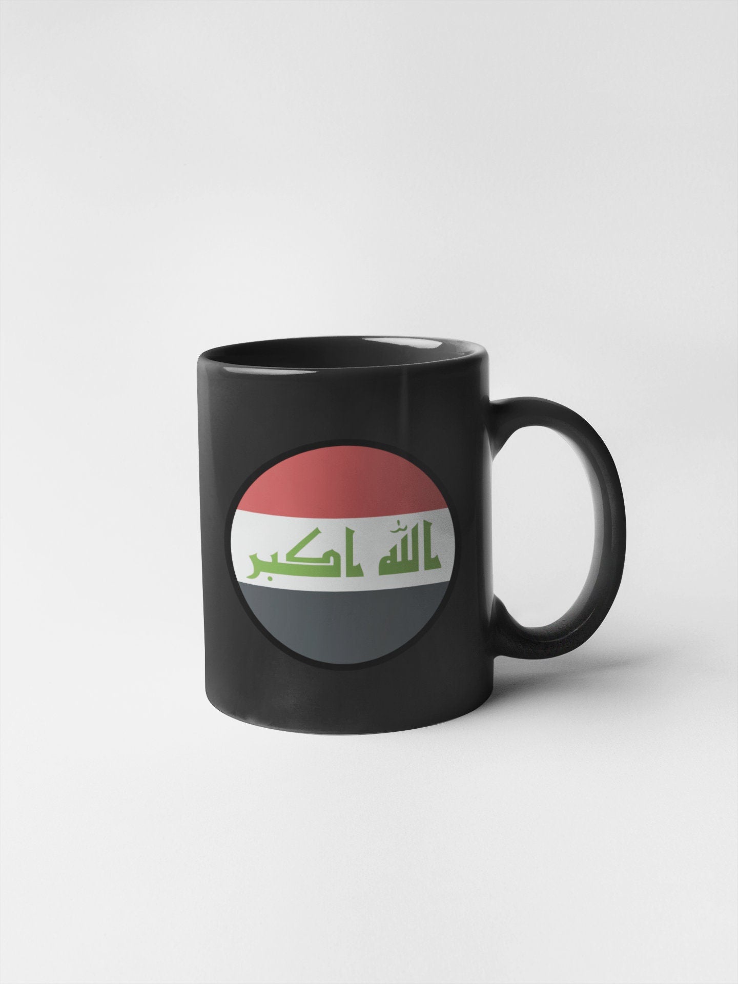 Iraq Flag Circle Sticker Decal