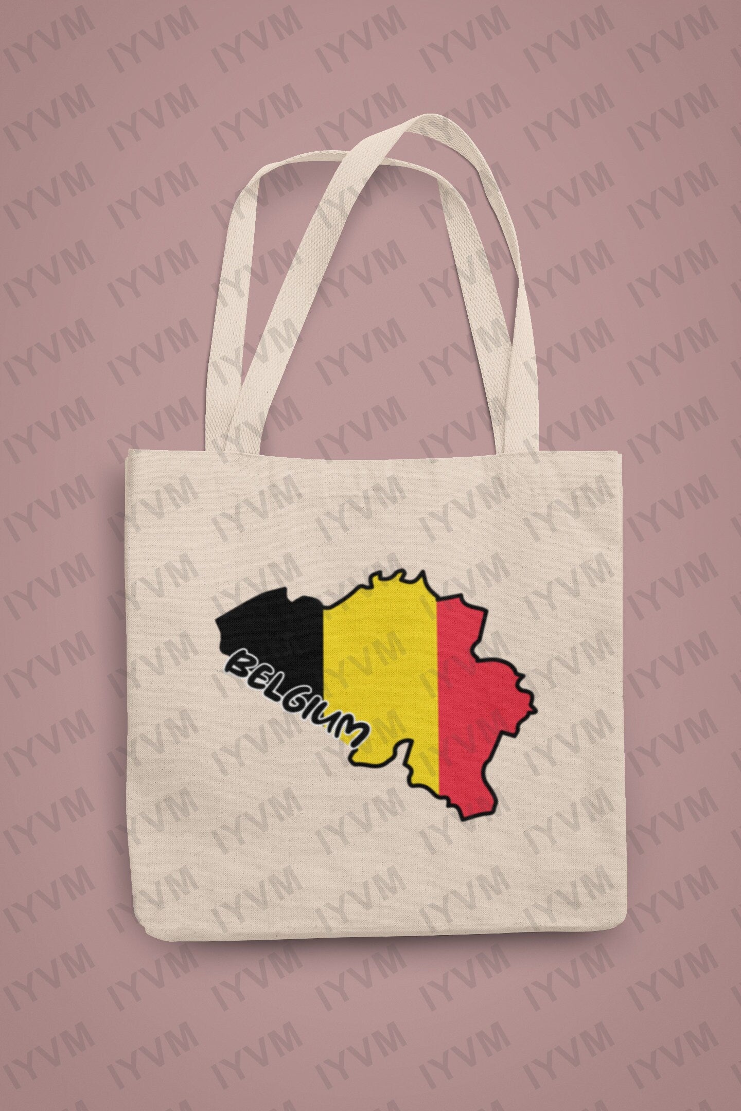 Belgium Map Iron On Heat Transfer Vinyl HTV / Brussels / Eendracht maakt macht / L'union fait la force / Einigkeit macht stark / Belgian