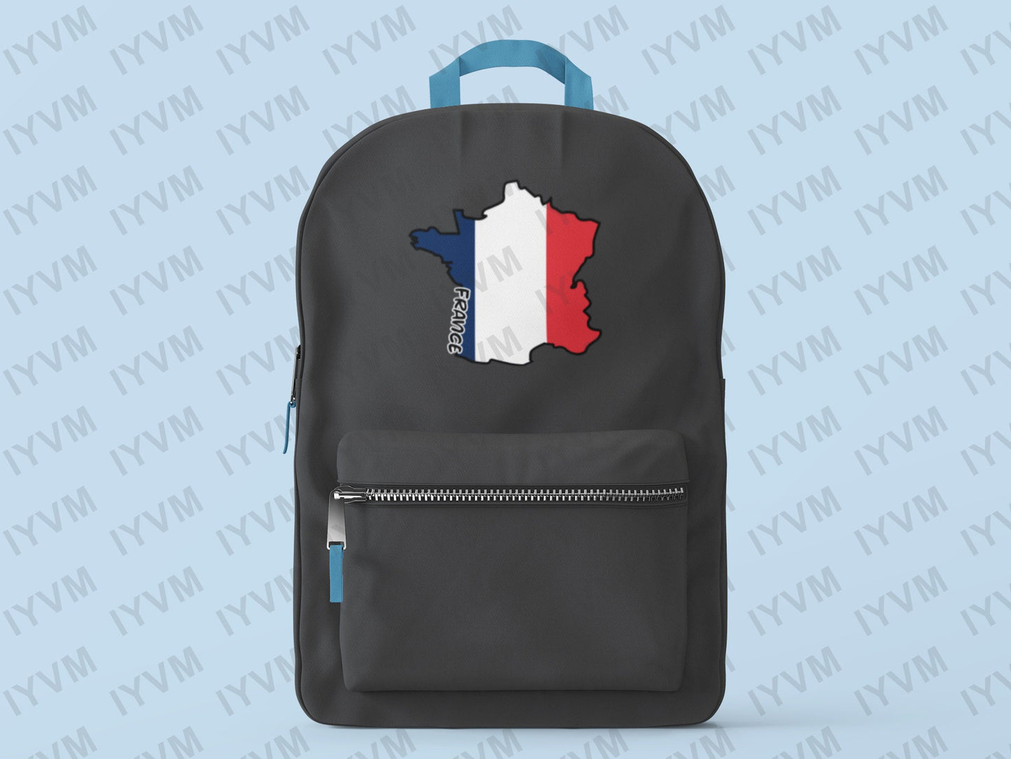 France Map Iron On Heat Transfer Vinyl HTV / French Republic / Paris / French / Liberté, égalité, fraternité
