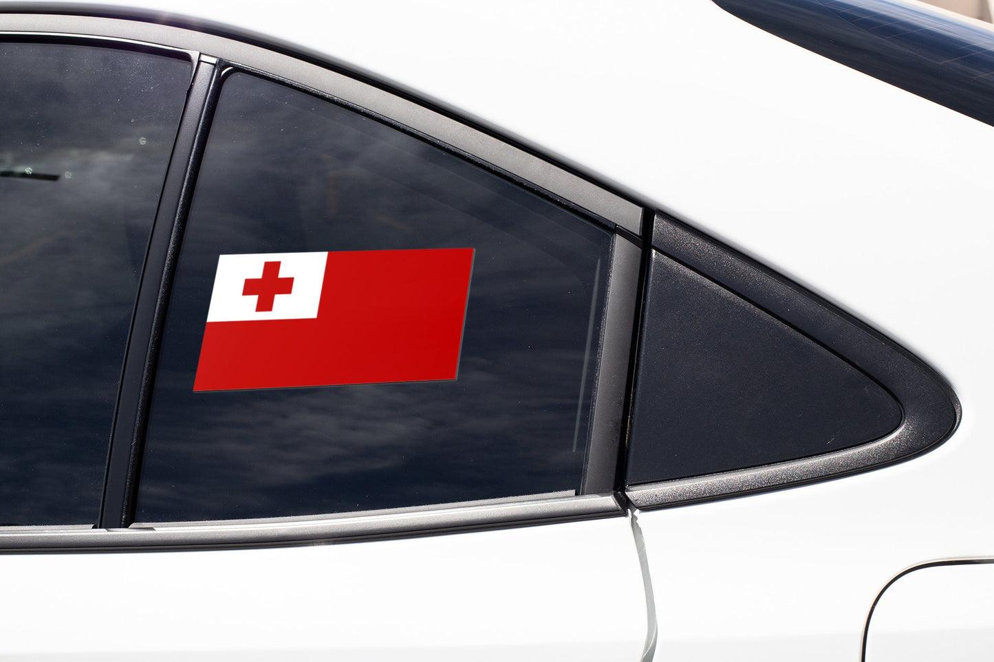 Tonga Flag Sticker Decal
