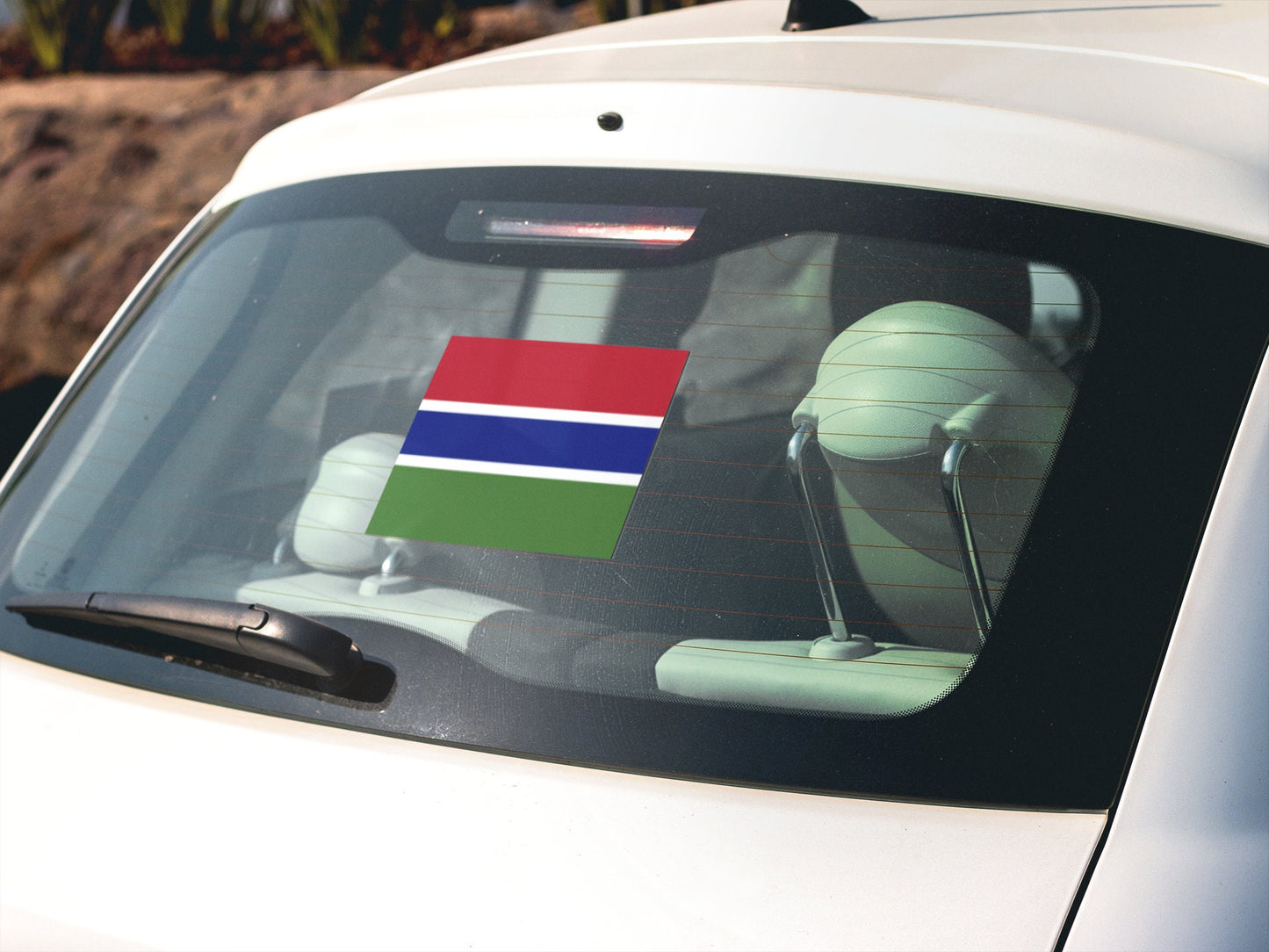 The Gambia Flag Sticker Decal