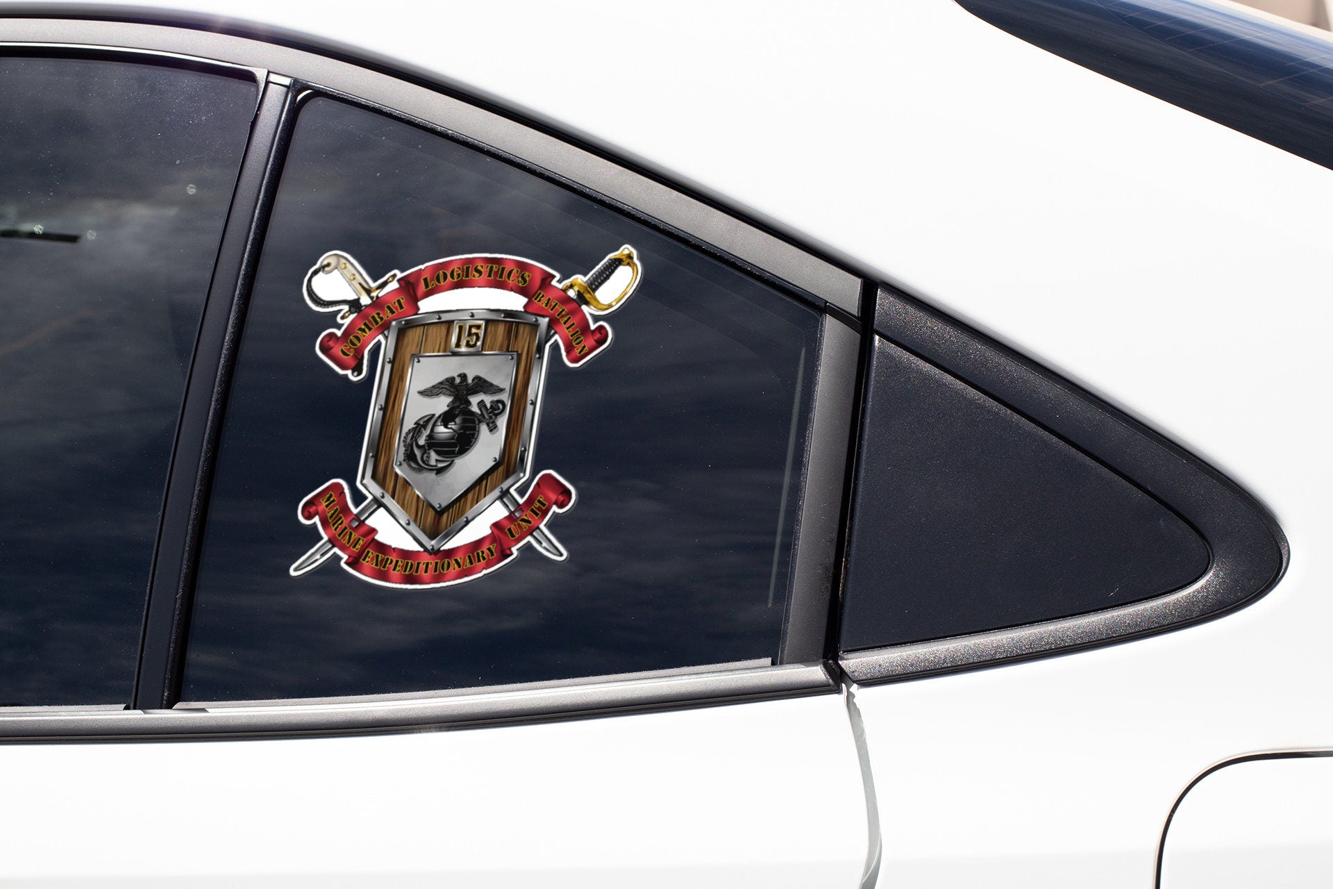 a side view mirror of a car with a coat of arms on it