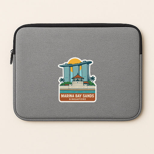 Marina Bay Sands Singapore Iron On Heat Transfer Vinyl HTV Die-Cut Symbolic