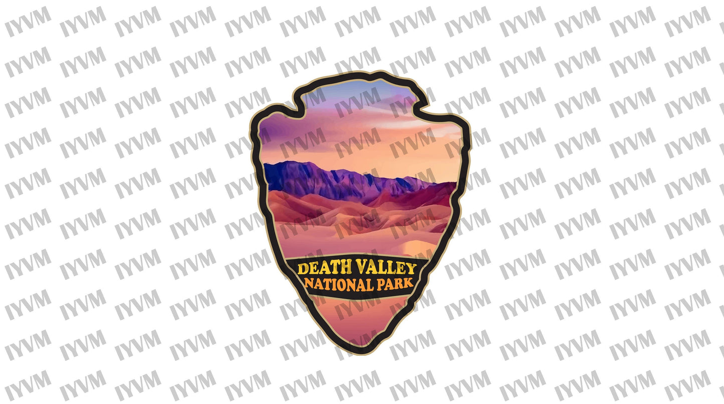 Death Valley National Park Sticker Decal - US National Parks Series