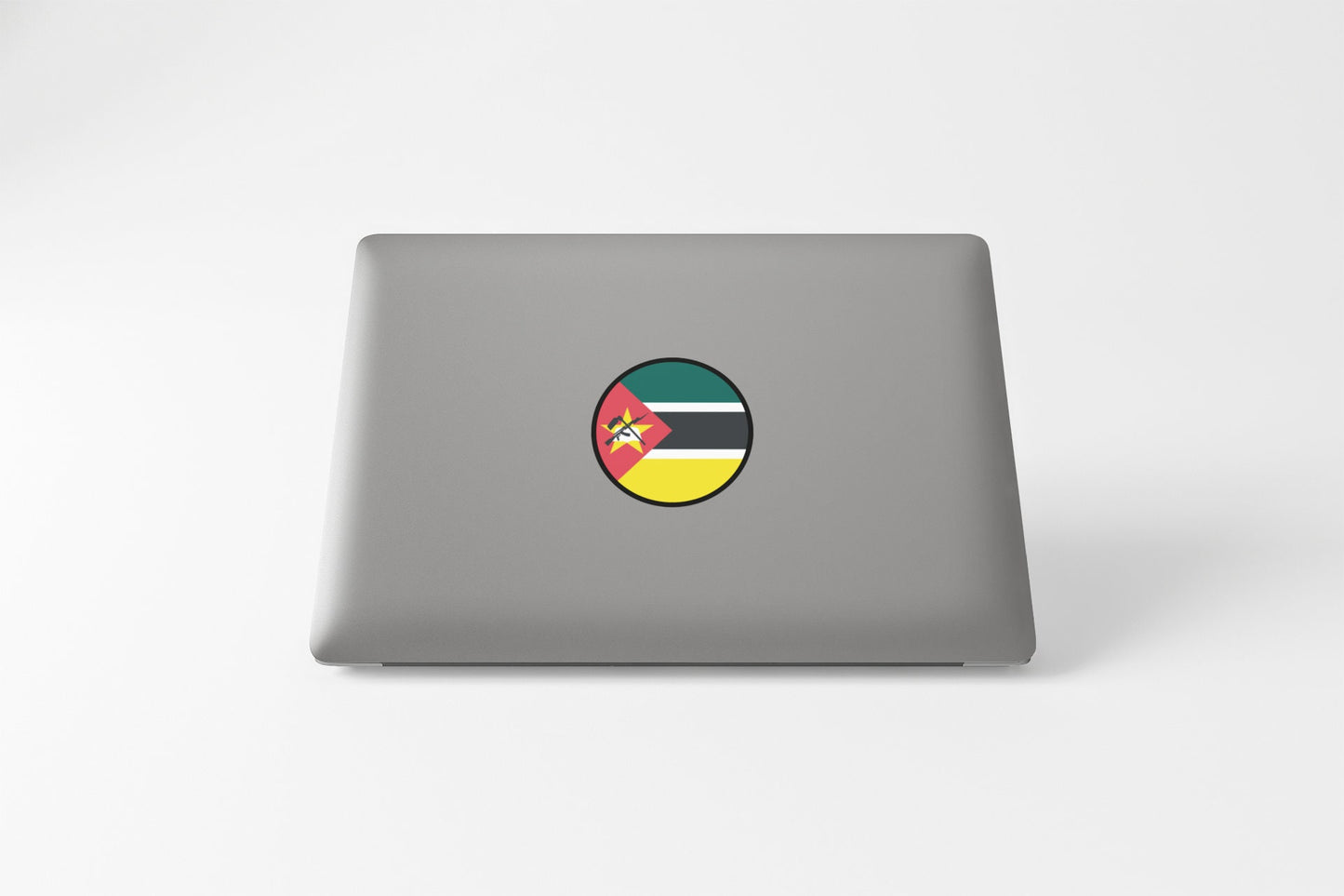 Mozambique Flag Circle Sticker Decal