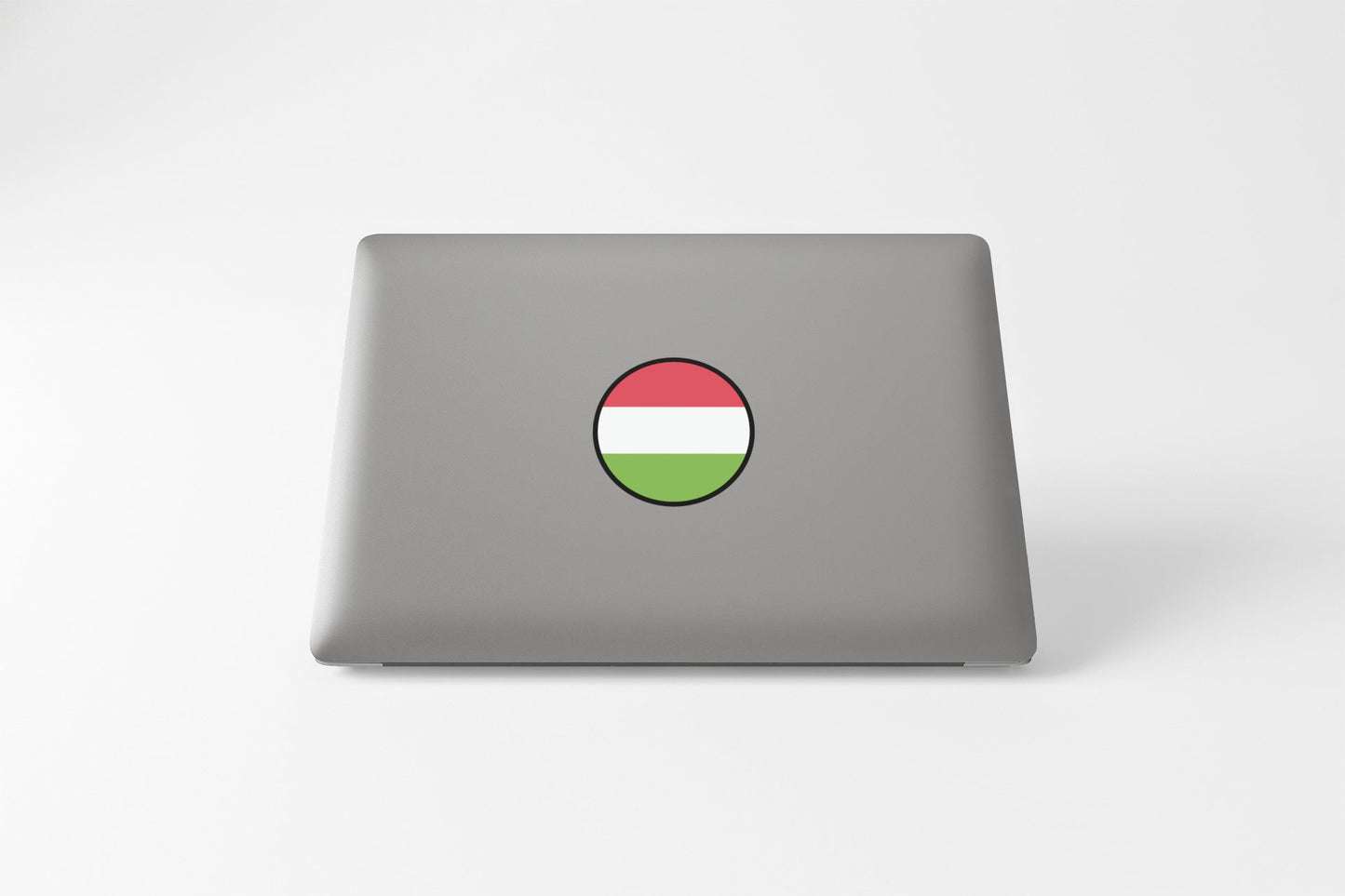 Hungary Flag Circle Sticker Decal
