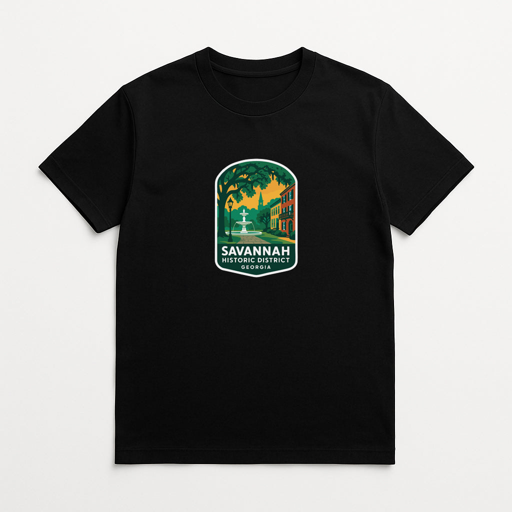 Savannah Historic District Georgia Iron On Heat Transfer Vinyl HTV Symbolic