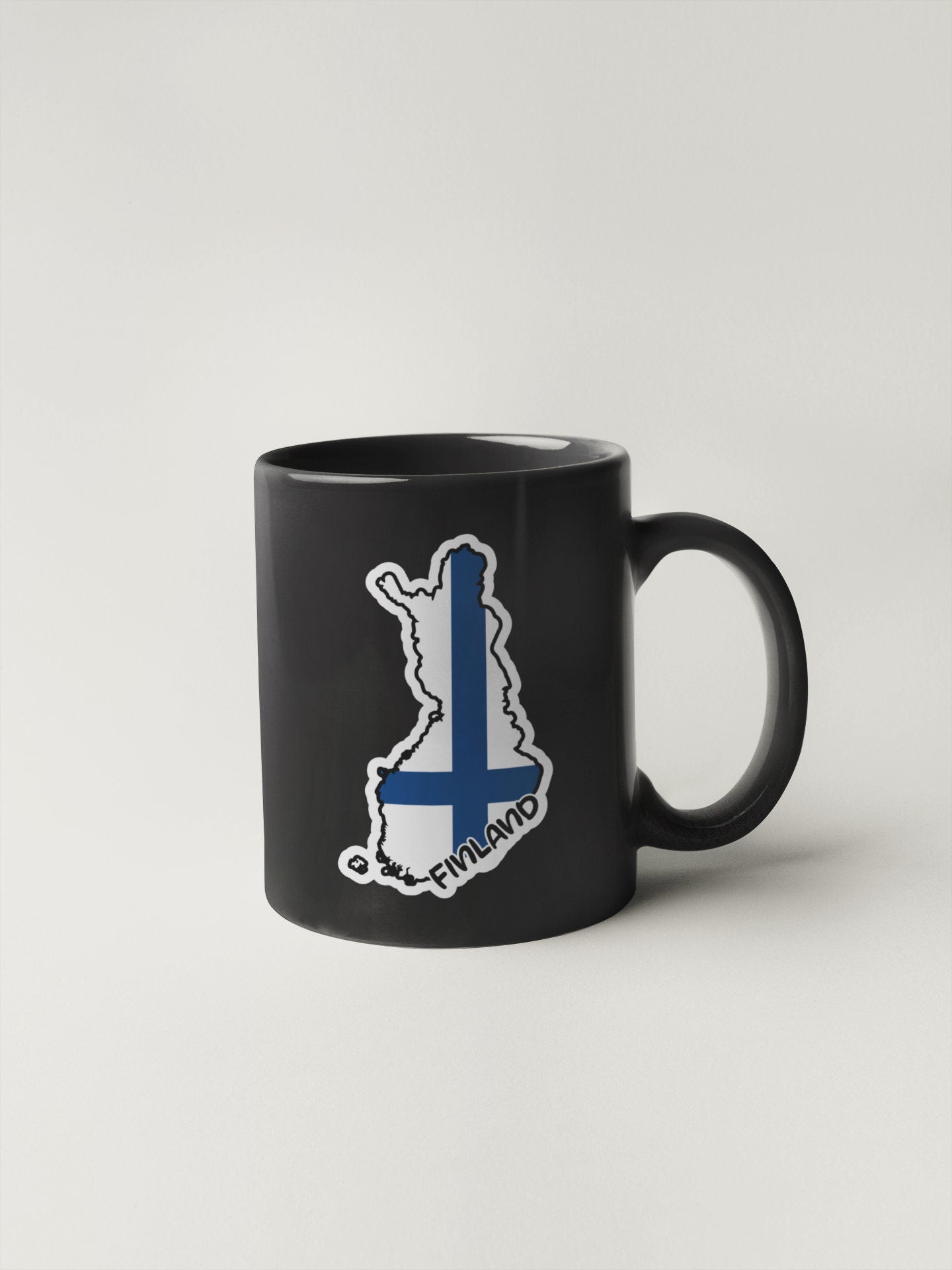 Finland Map Flag Sticker Decal