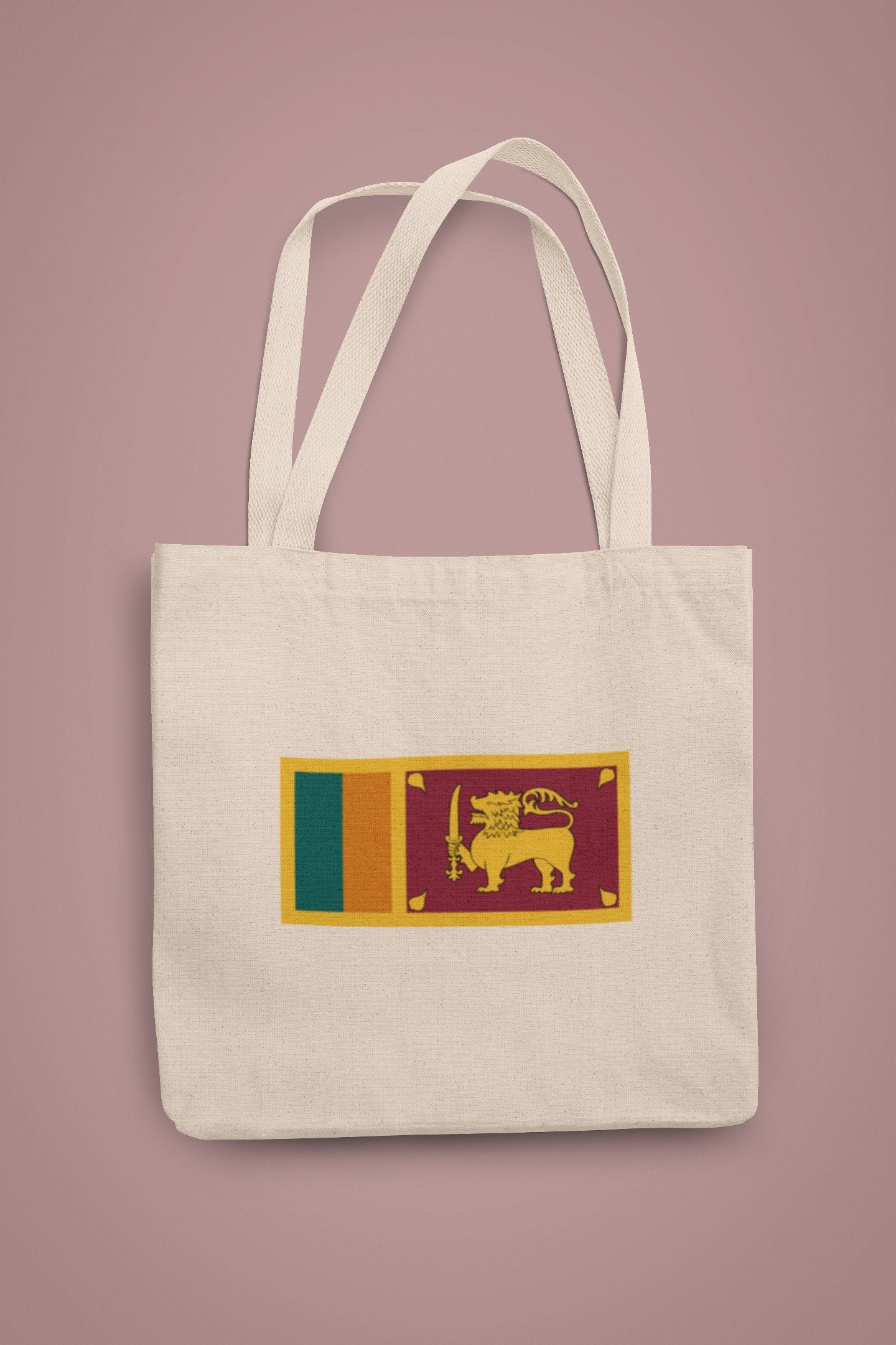 Sri Lanka Flag Iron On Heat Transfer Vinyl HTV / Democratic Socialist Republic of Sri Lanka / Ceylon / Sri Lankan