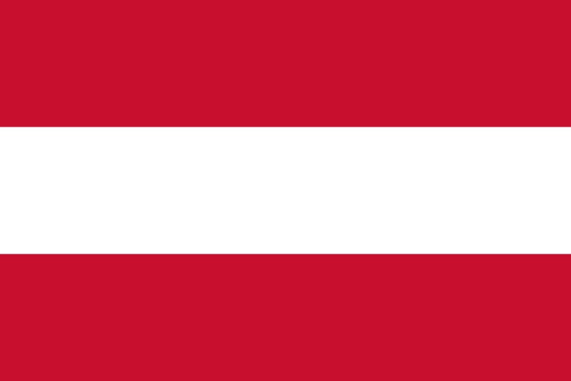 Austria Flag Sticker Decal / Vienna / Republic of Austria