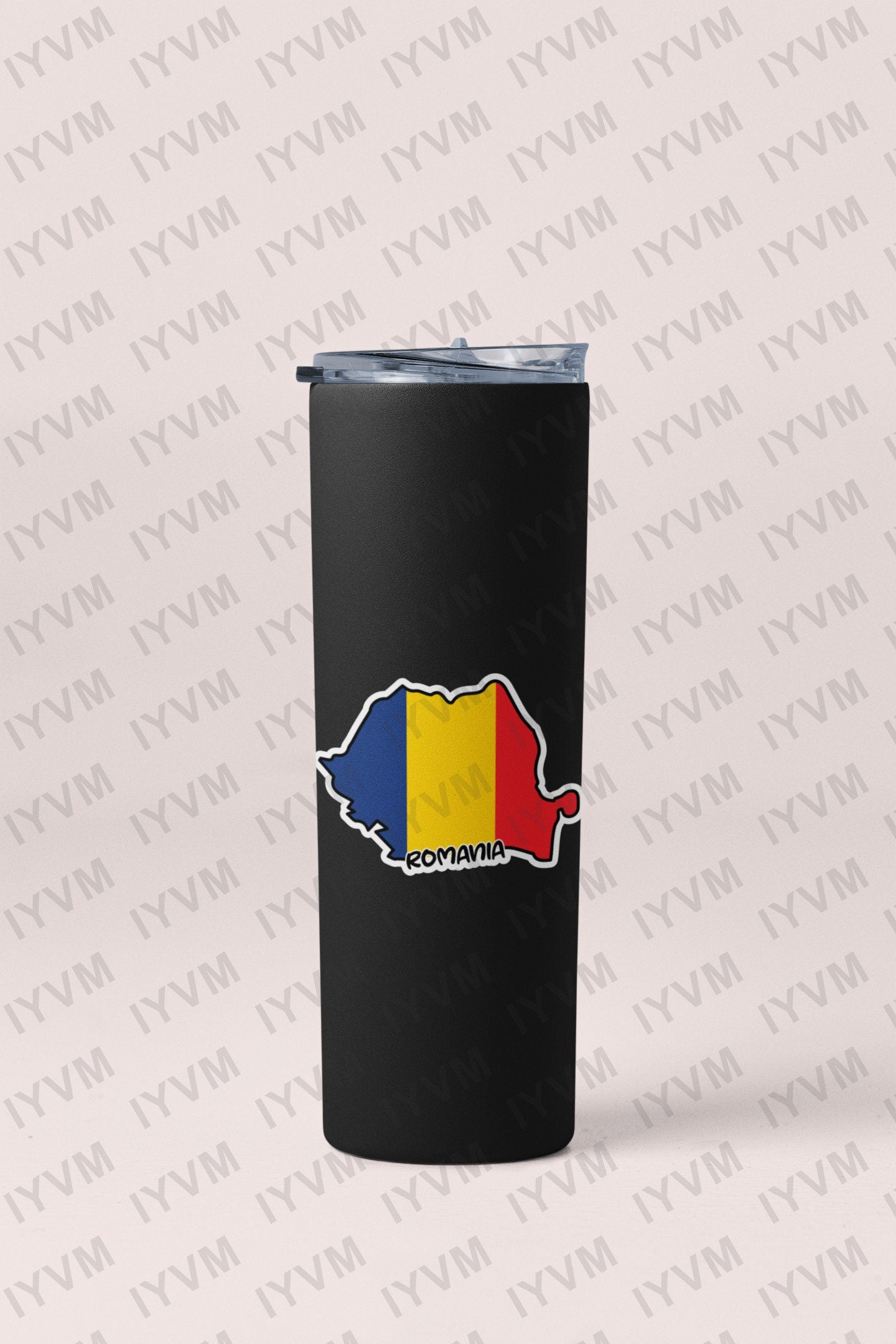 Romania Map Flag Sticker Decal / România / Bucharest / Romanian