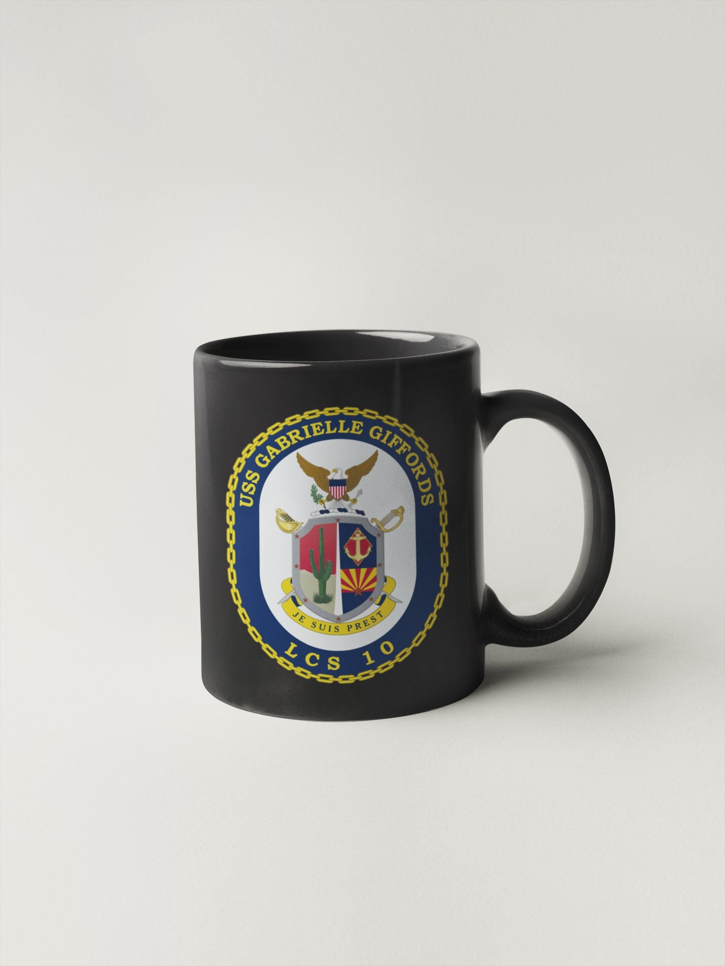 USS Gabrielle Giffords LCS-10 Badge Sticker Decal Independence Class Littoral combat ship Car Sticker Bumper Sticker for Car Emblem
