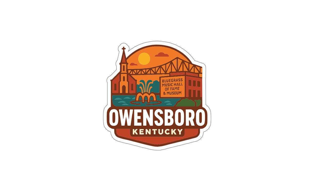 a logo for Owensboro, Kentucky.