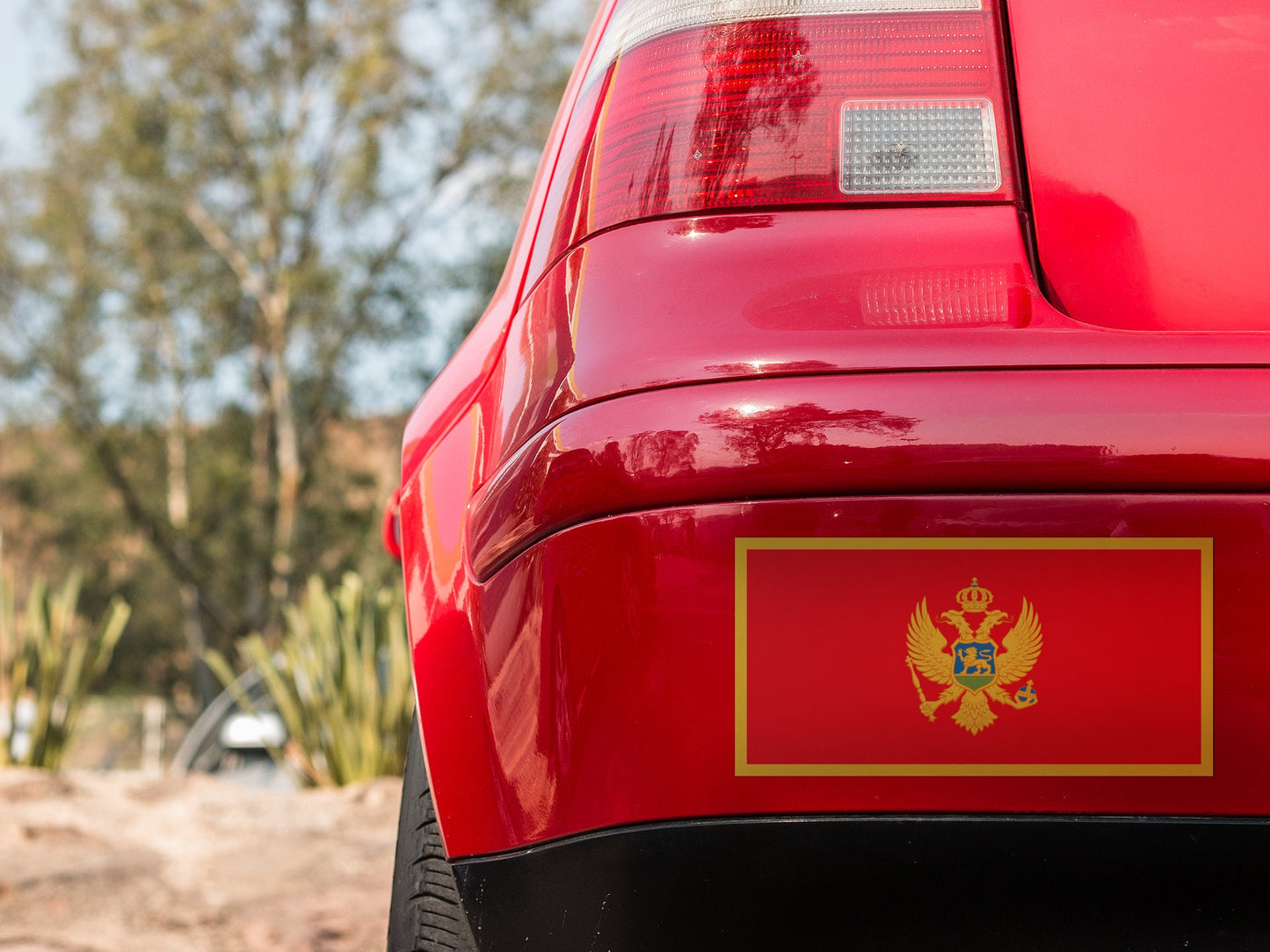 Montenegro Flag Sticker Decal