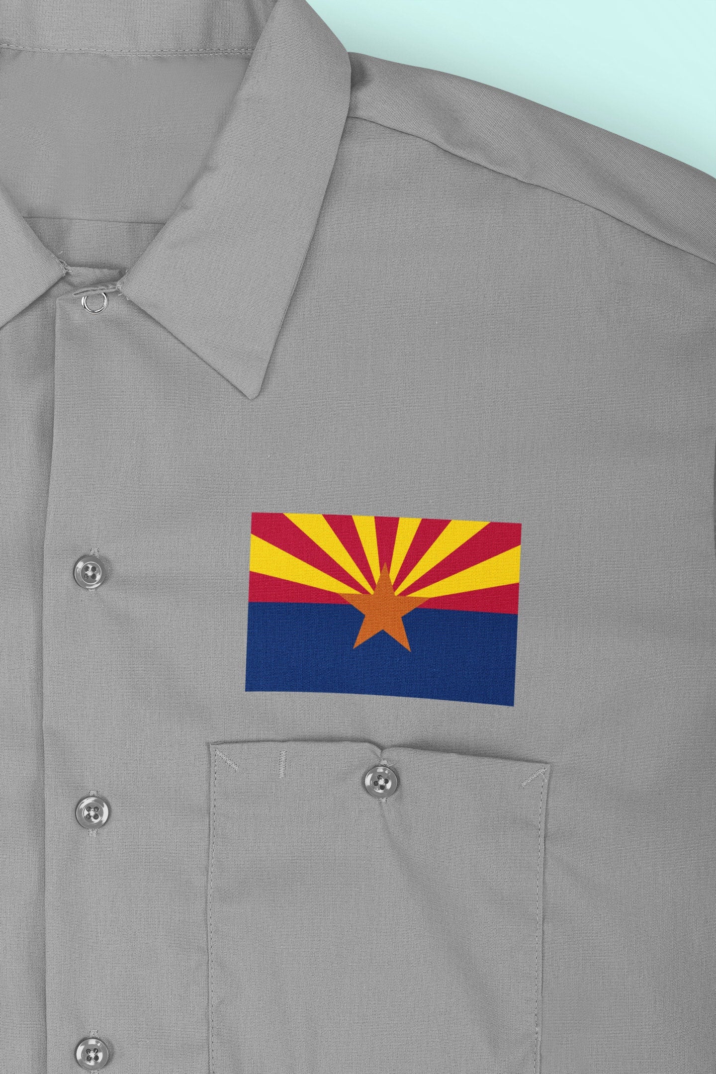 State of Arizona Flag Iron On Heat Transfer Vinyl HTV Arizona State  Phoenix  The Grand Canyon State  Apache State  Aztec State / Baby State