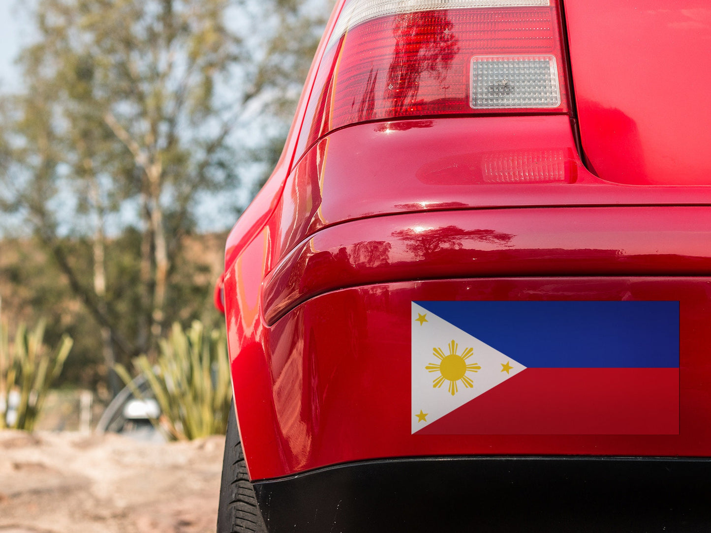 Philippines Flag Sticker Decal / Republic of the Philippines / Republika ng Pilipinas / Manila / Filipino