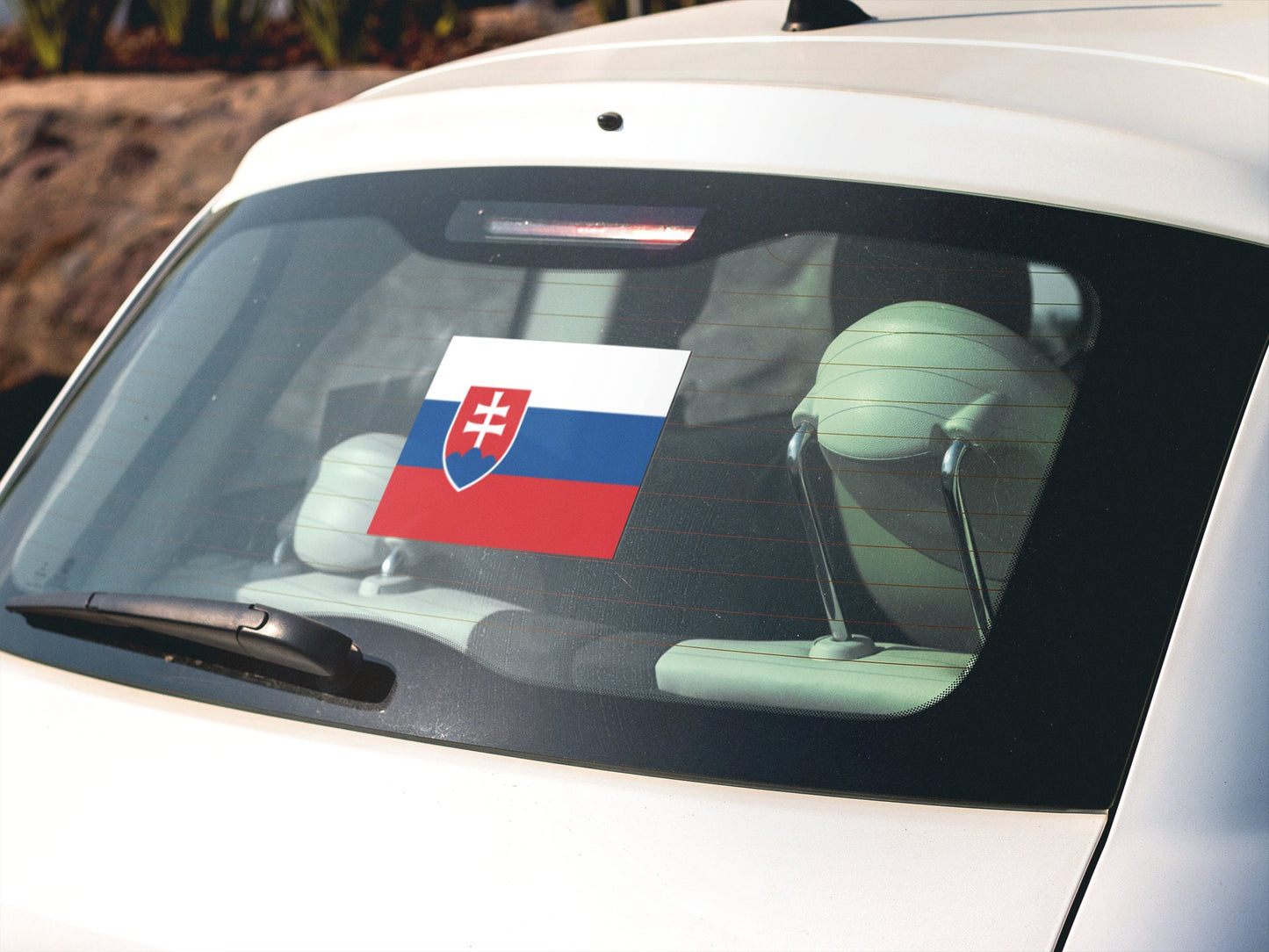 Slovakia Flag Sticker Decal