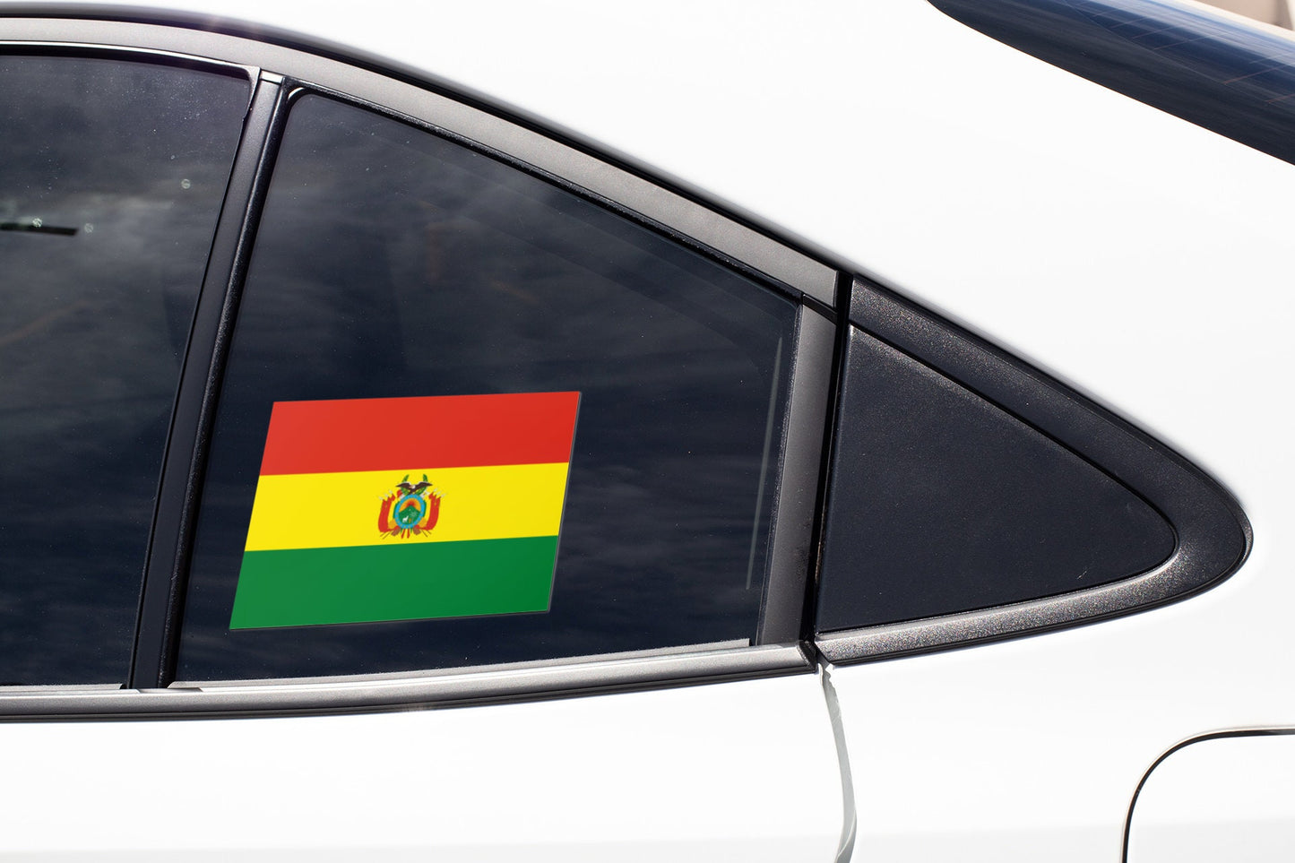 Bolivia Flag Sticker Decal / Sucre / La Unión es la Fuerza / the Plurinational State of Bolivia