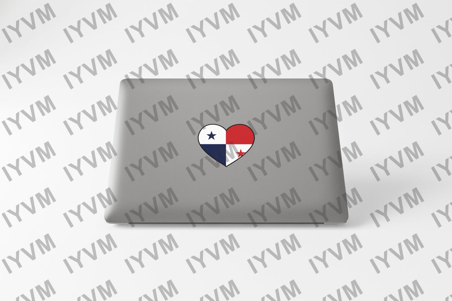 Panama Flag Heart Sticker Decal / Republic of Panama / Pro Mundi Beneficio / Panama City / Panamanian