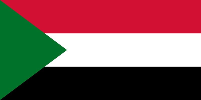 Sudan Flag Sticker Decal / Republic of the Sudan / North Sudan / Khartoum / Omdurman / Sudanese