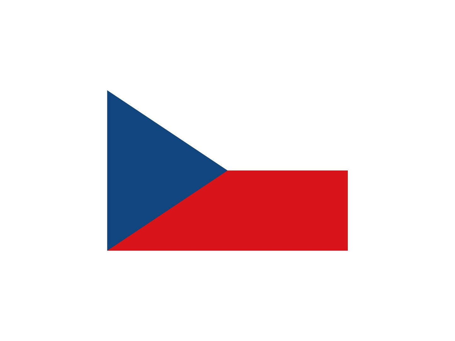 Czech Republic Flag Sticker Decal
