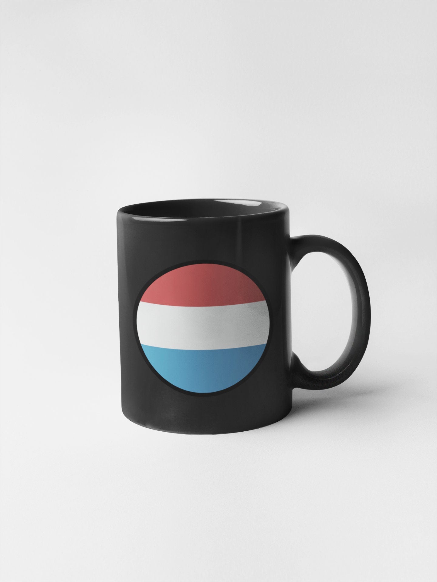 Luxembourg Flag Circle Sticker Decal