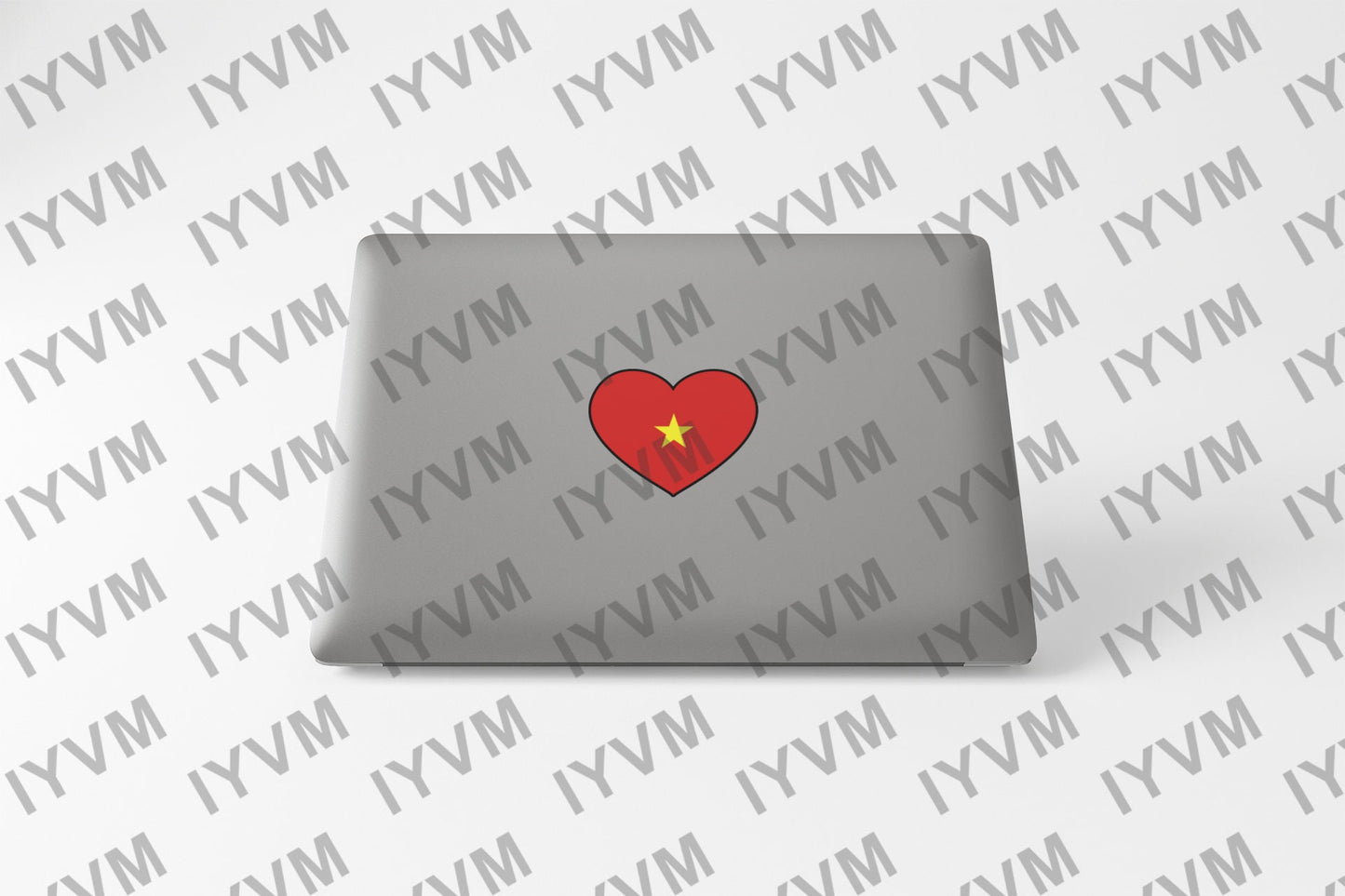Vietnam Flag Heart Sticker Decal / Socialist Republic of Vietnam / Hanoi / Vietnamese