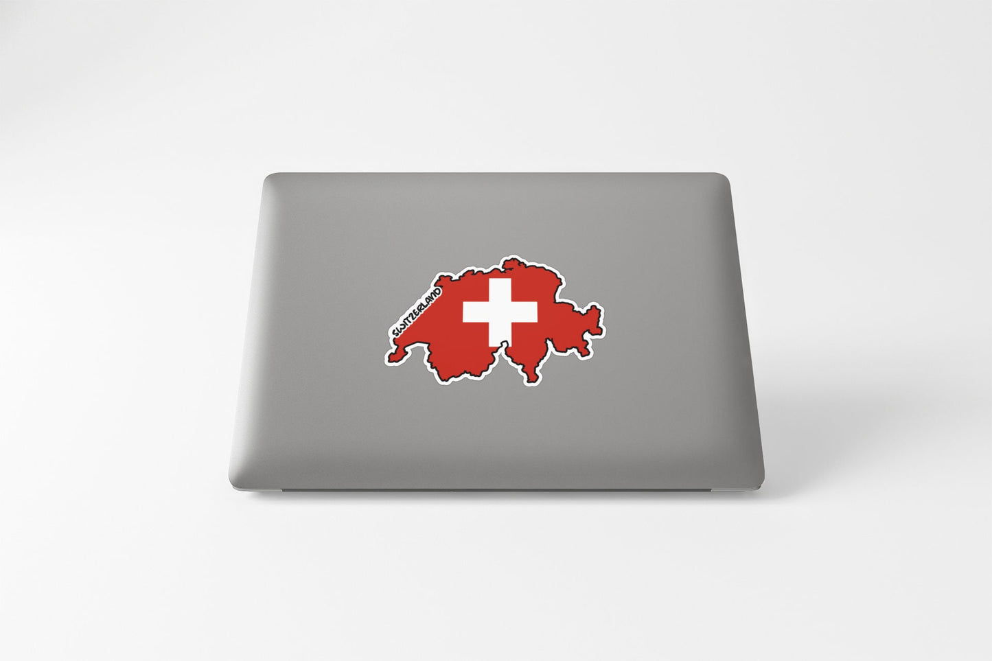 Switzerland Map Flag Sticker Decal