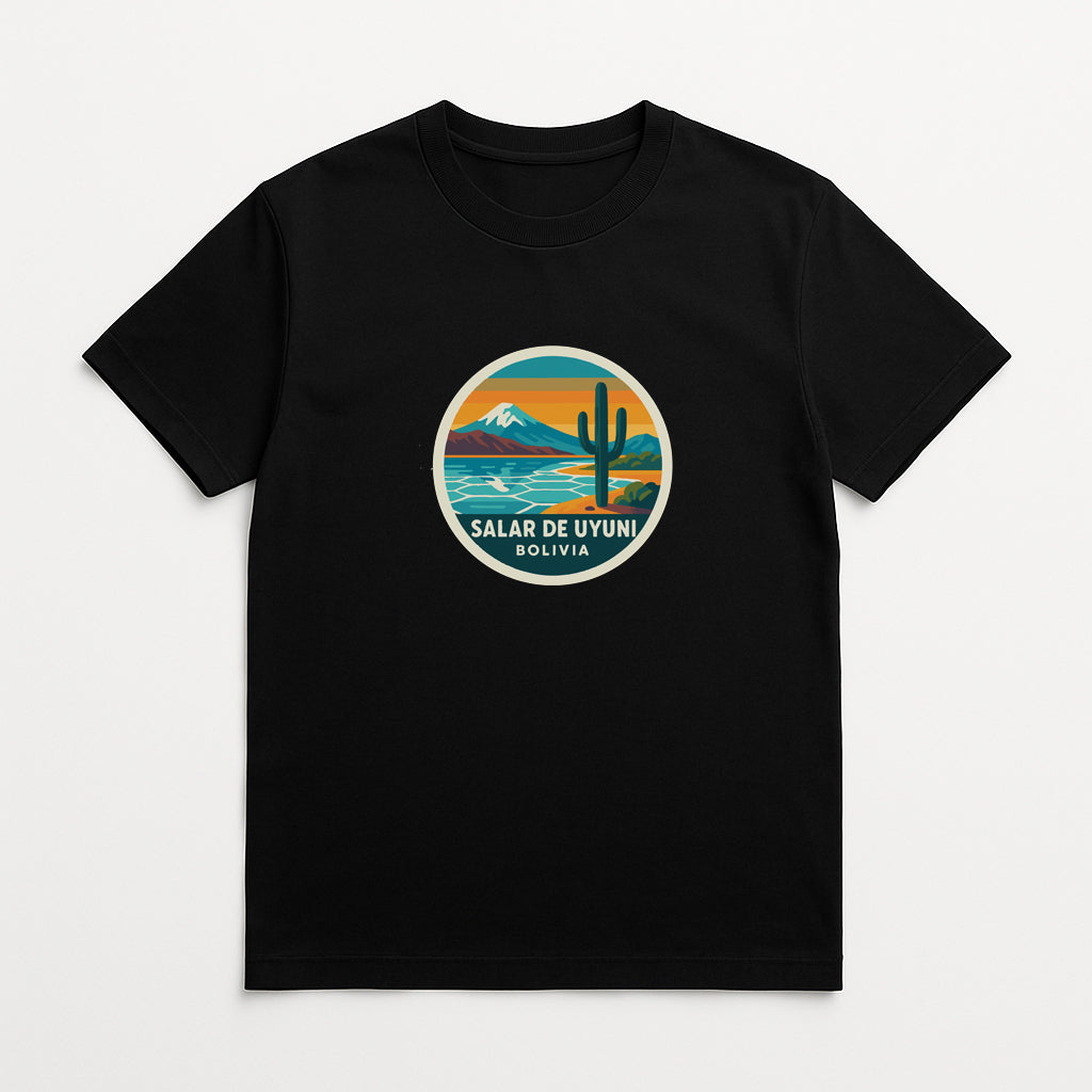 Salar de Uyuni Bolivia Iron On Heat Transfer Vinyl HTV Die-Cut Symbolic Landmark