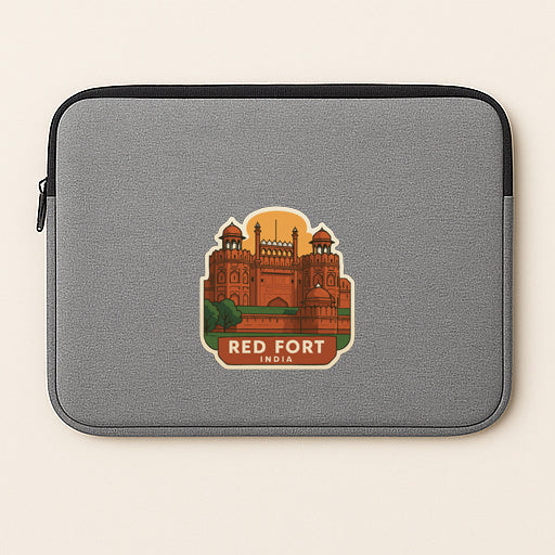 Red Fort India Iron On Heat Transfer Vinyl HTV Die-Cut Symbolic Landmark Design