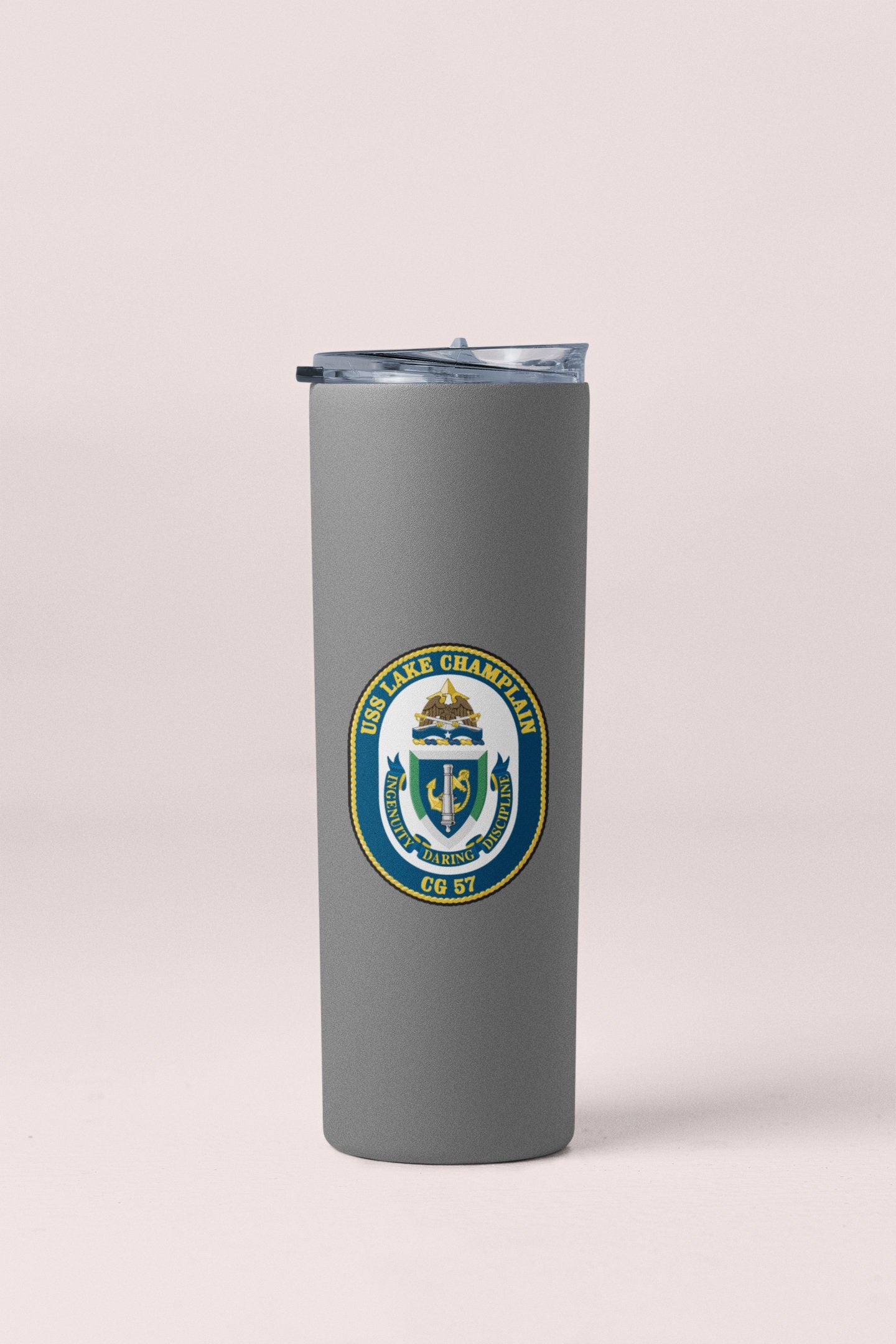USS Lake Champlain CG-57 Badge Sticker Decal Ticonderoga Class Cruiser Car Sticker Bumper Sticker for Car Emblem