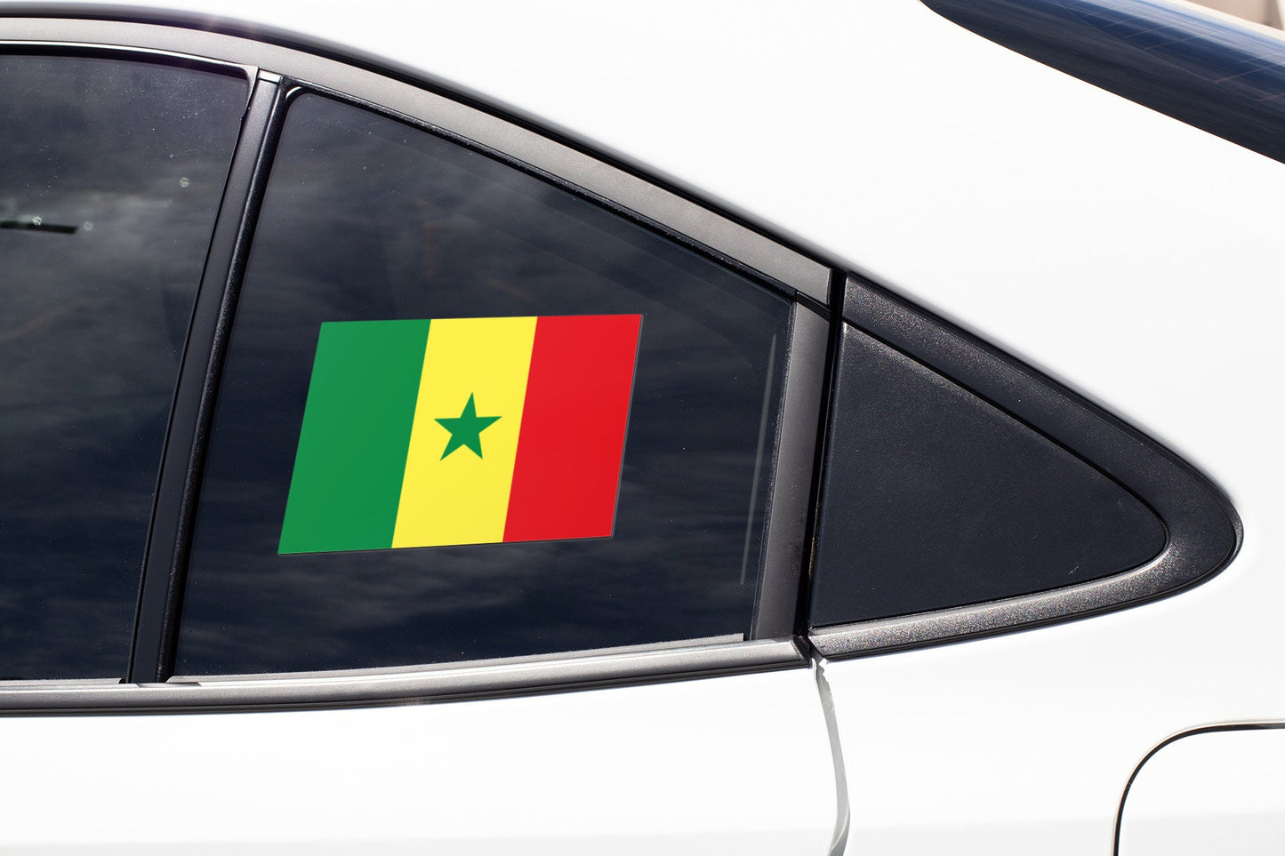 Senegal Flag Sticker Decal