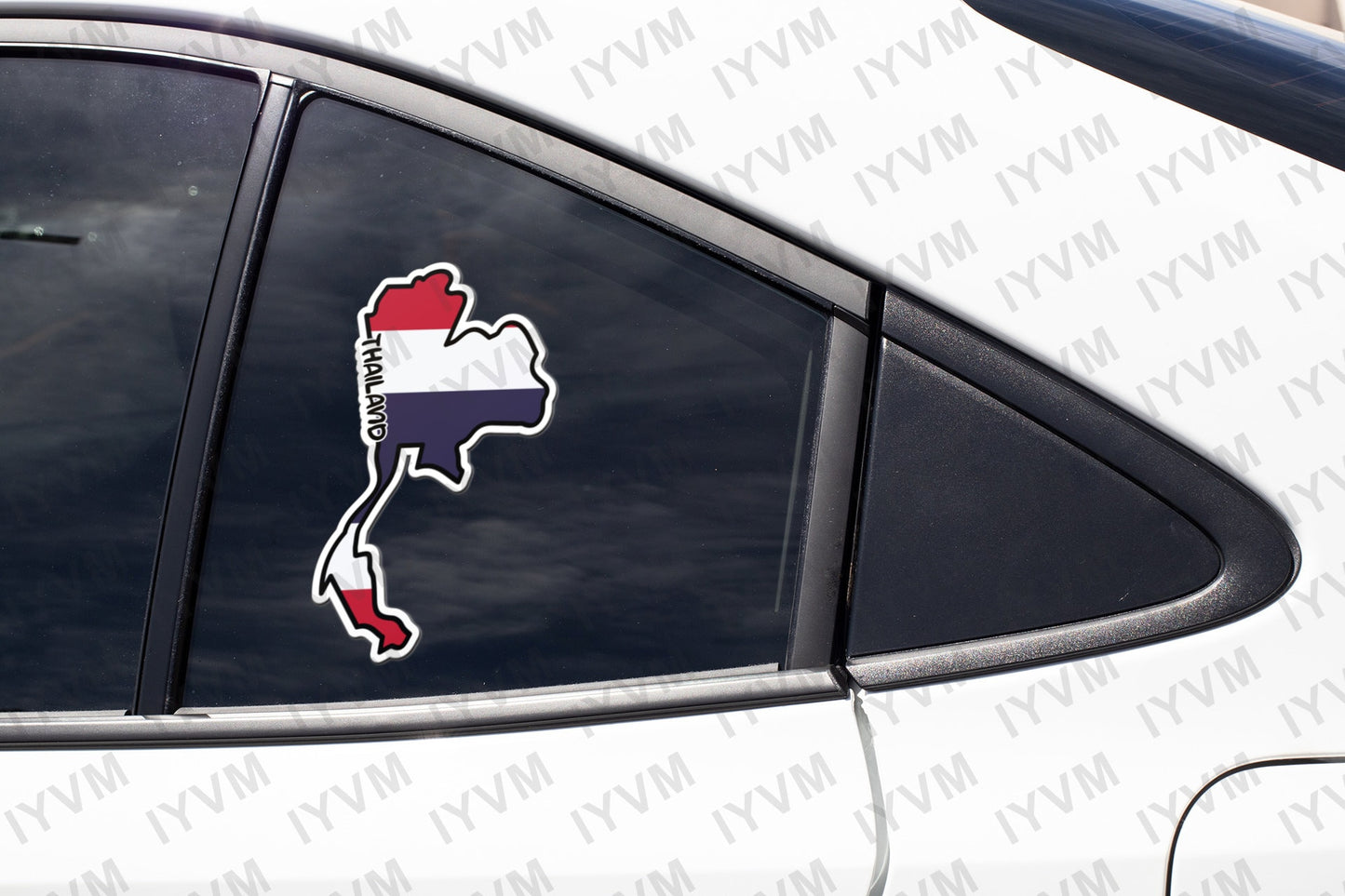 Thailand Map Flag Sticker Decal / Kingdom of Thailand / Siam / Bangkok / Thai /